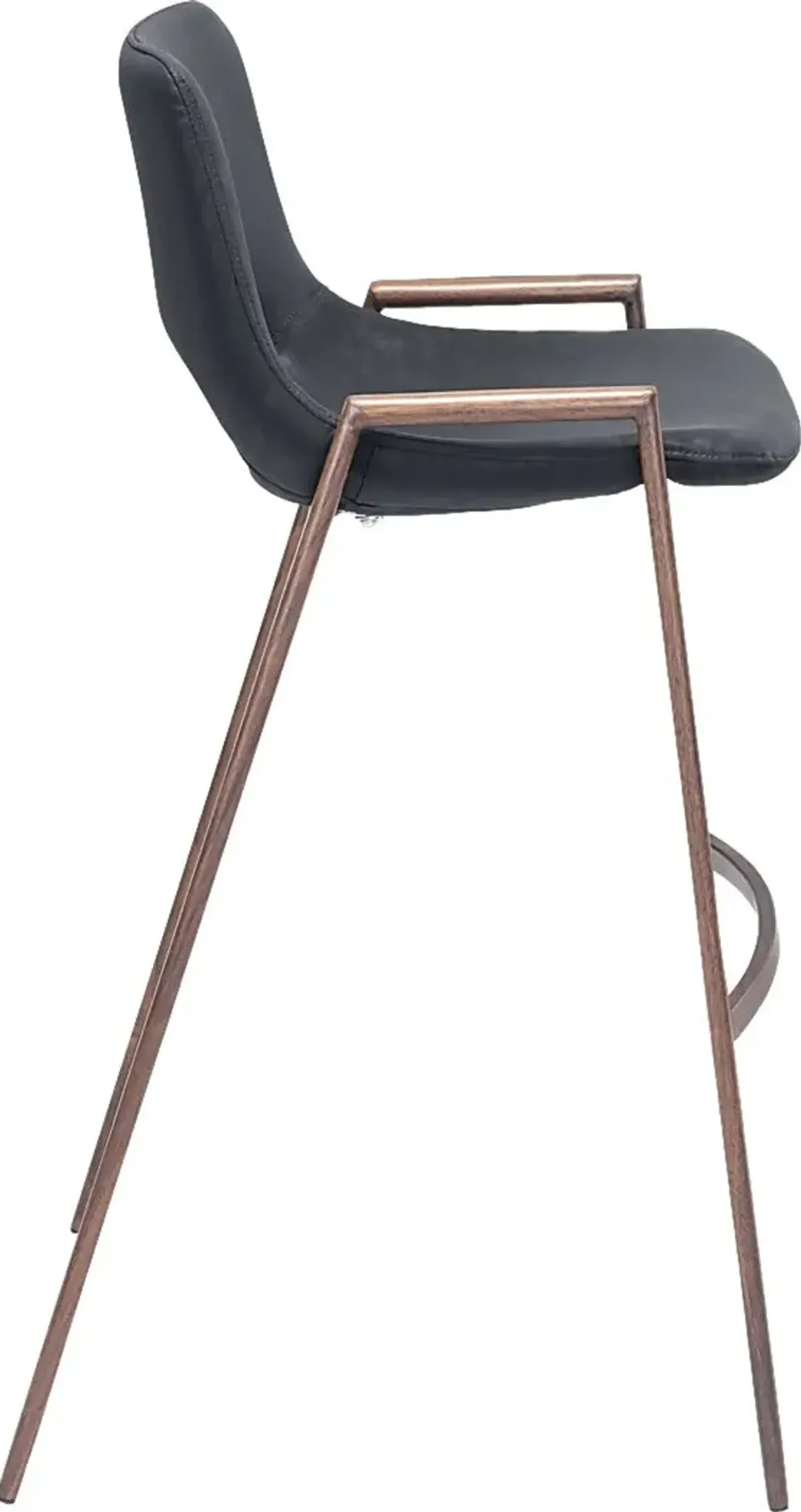 Cristway Black Barstool, Set of 2