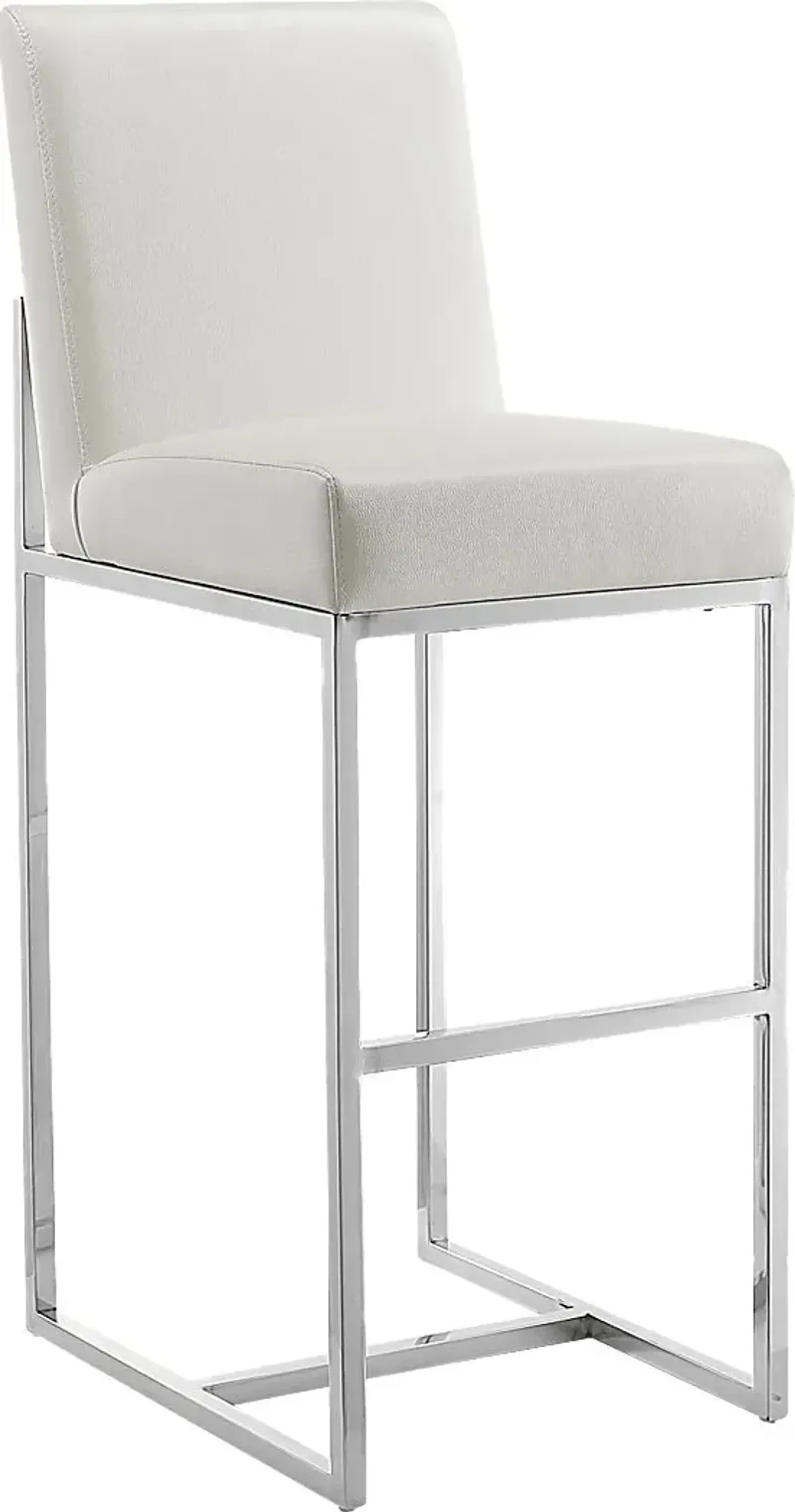 Congreve White Barstool