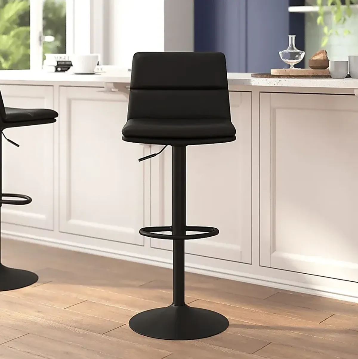 Chickaree Black Barstool, Set of 2