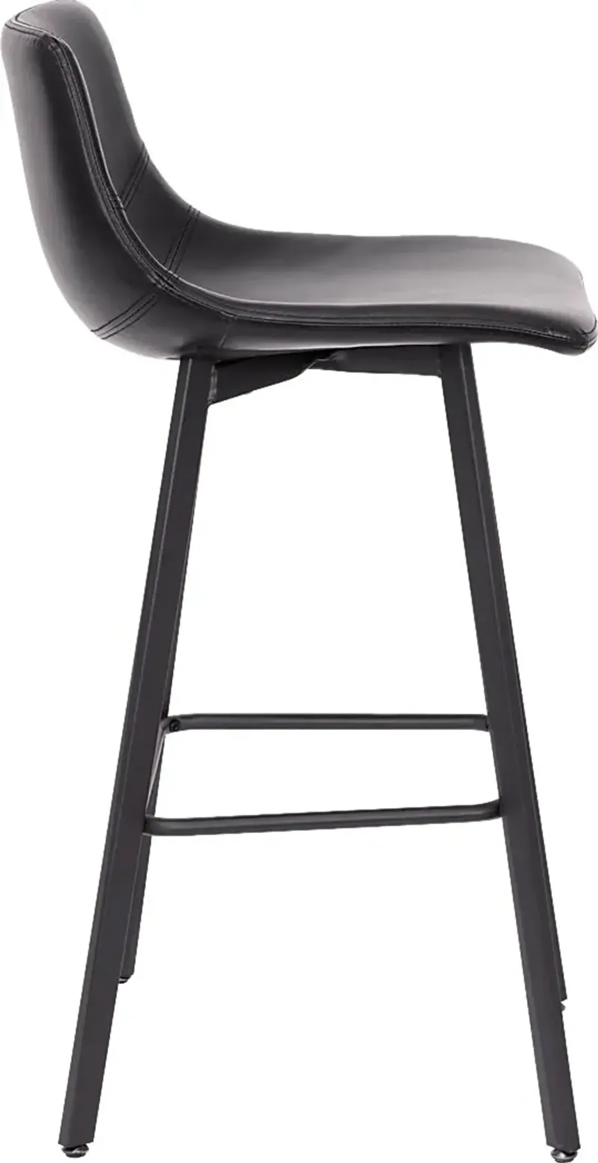 Hiefield Black Barstool, Set of 2