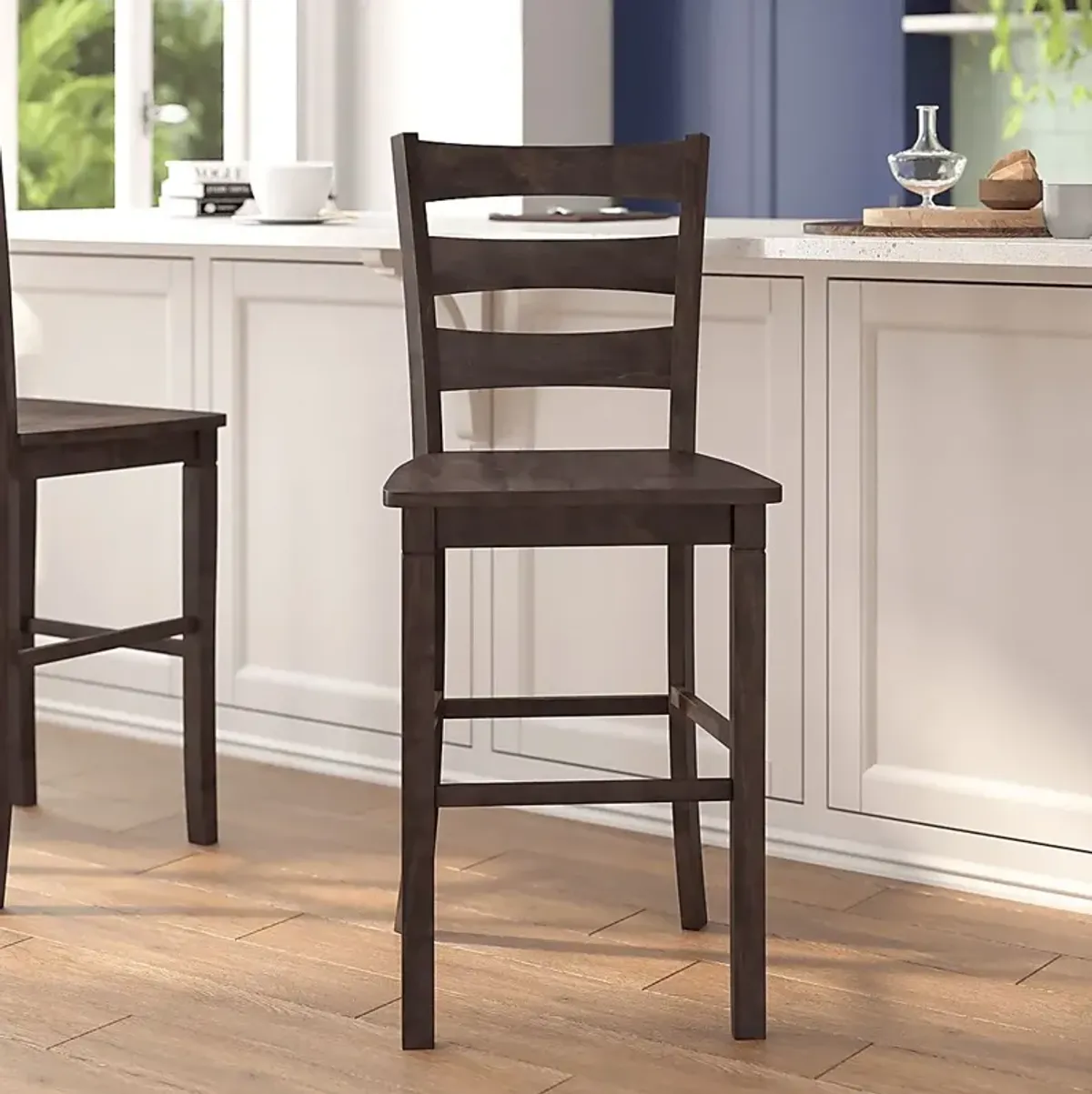 Madrona Gray Barstool, Set of 2