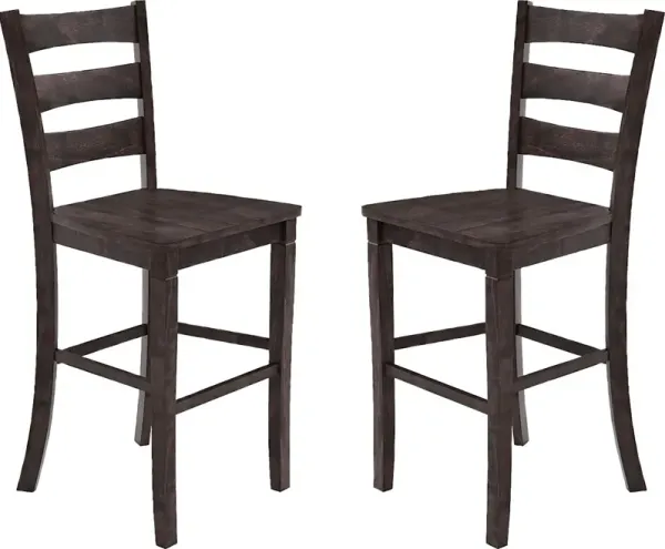 Madrona Gray Barstool, Set of 2