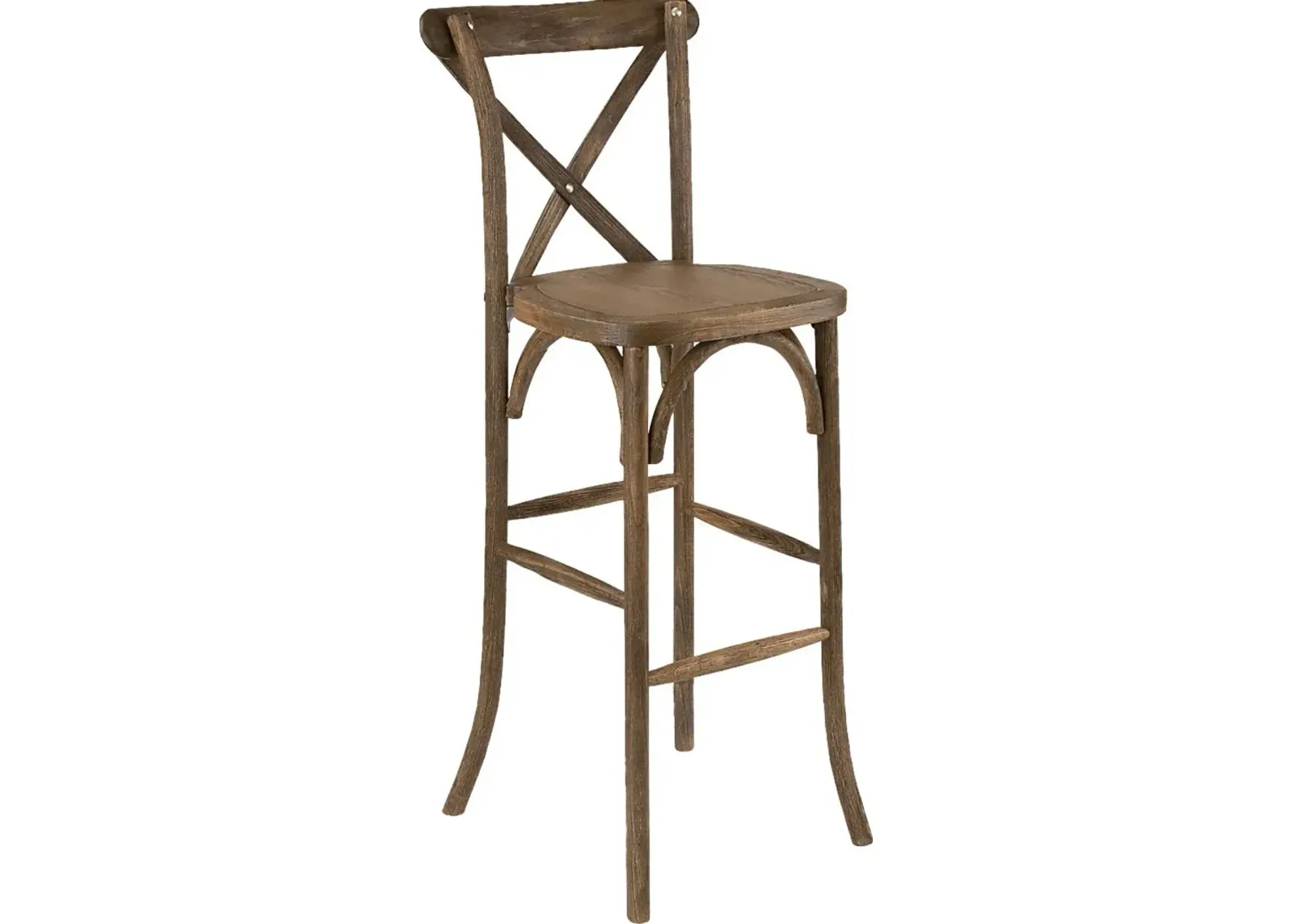 Henrici I Brown Barstool