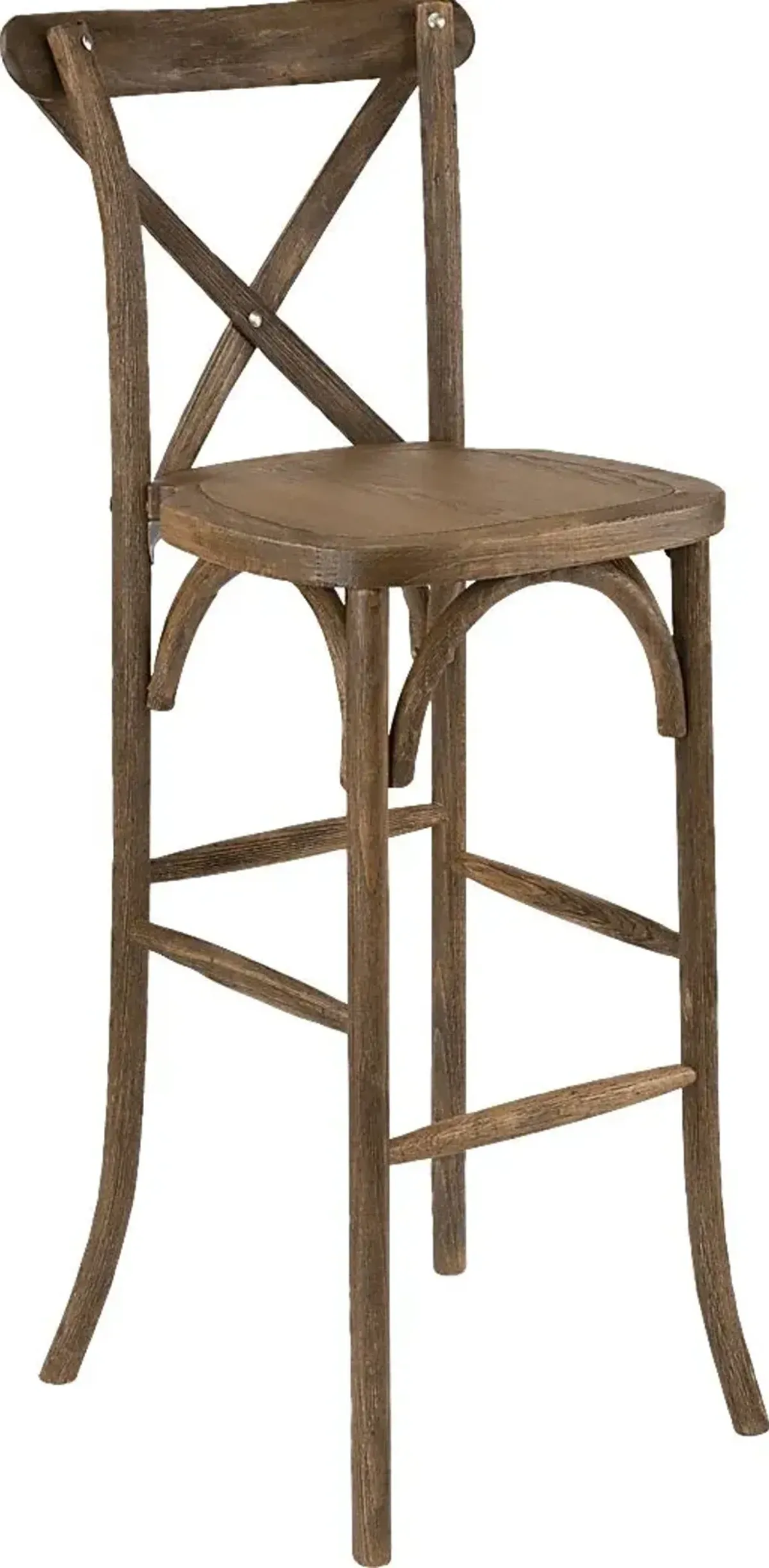 Henrici I Brown Barstool