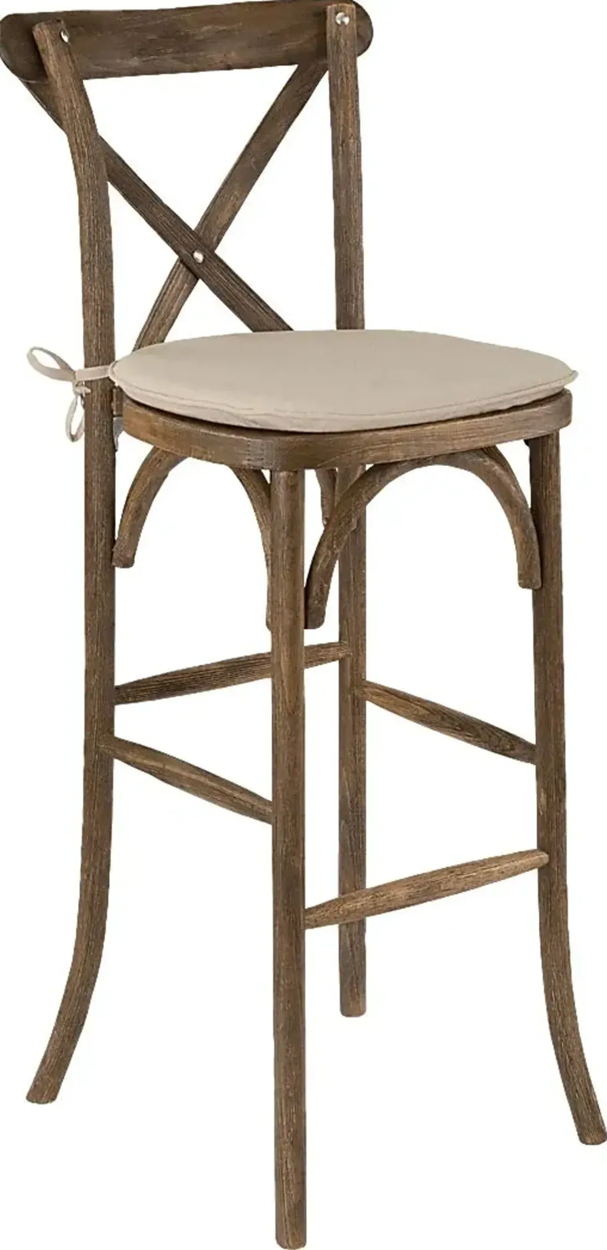 Henrici II Brown Barstool