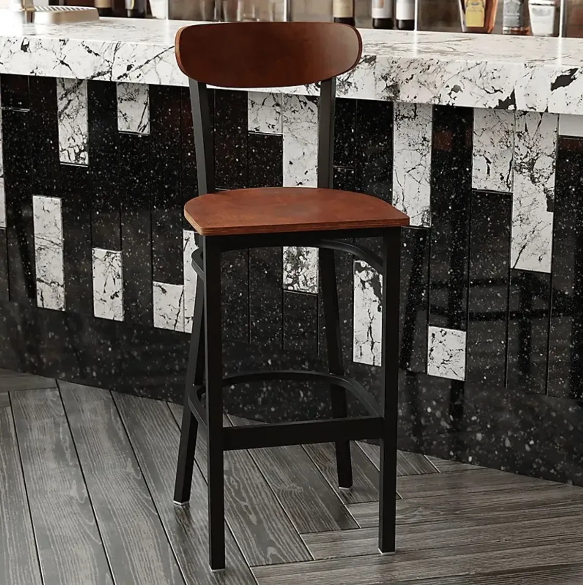 Mollalla Brown Barstool