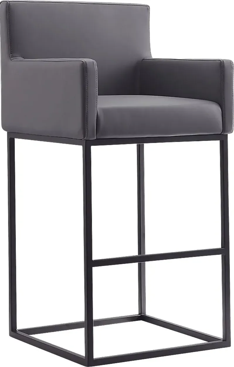 Kalmath Gray Barstool