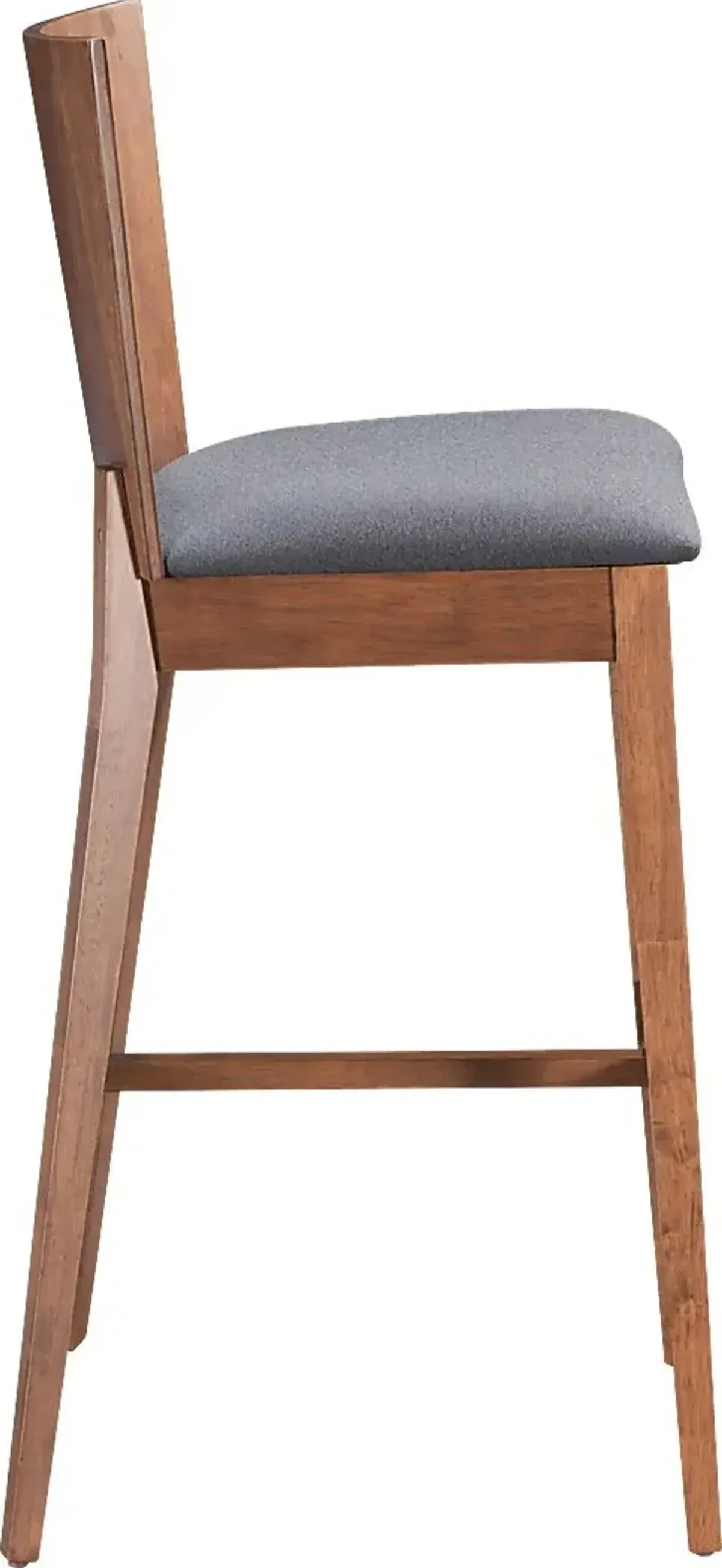 Elsepth Walnut Barstool, Set of 2