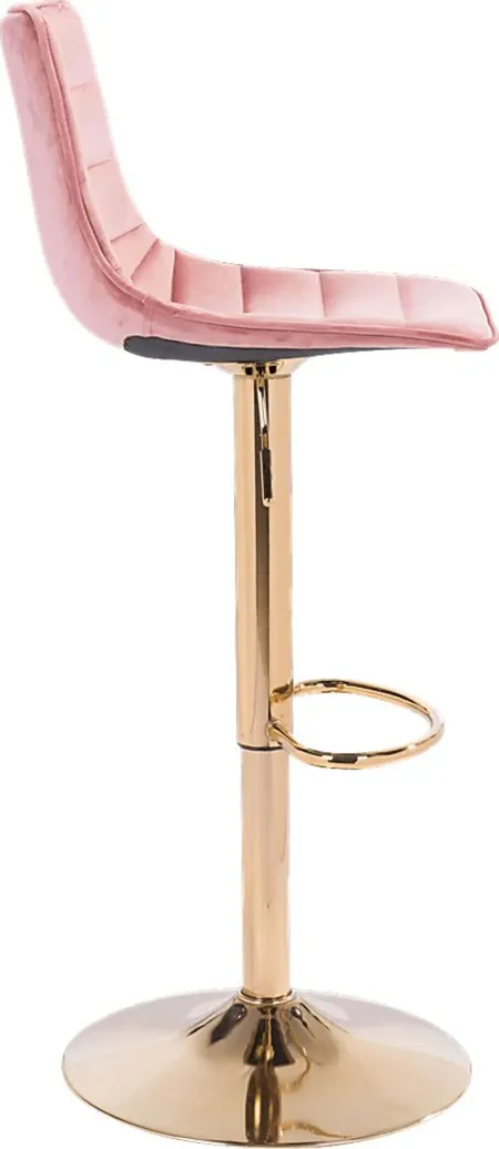Agrona Pink Adjustable Barstool