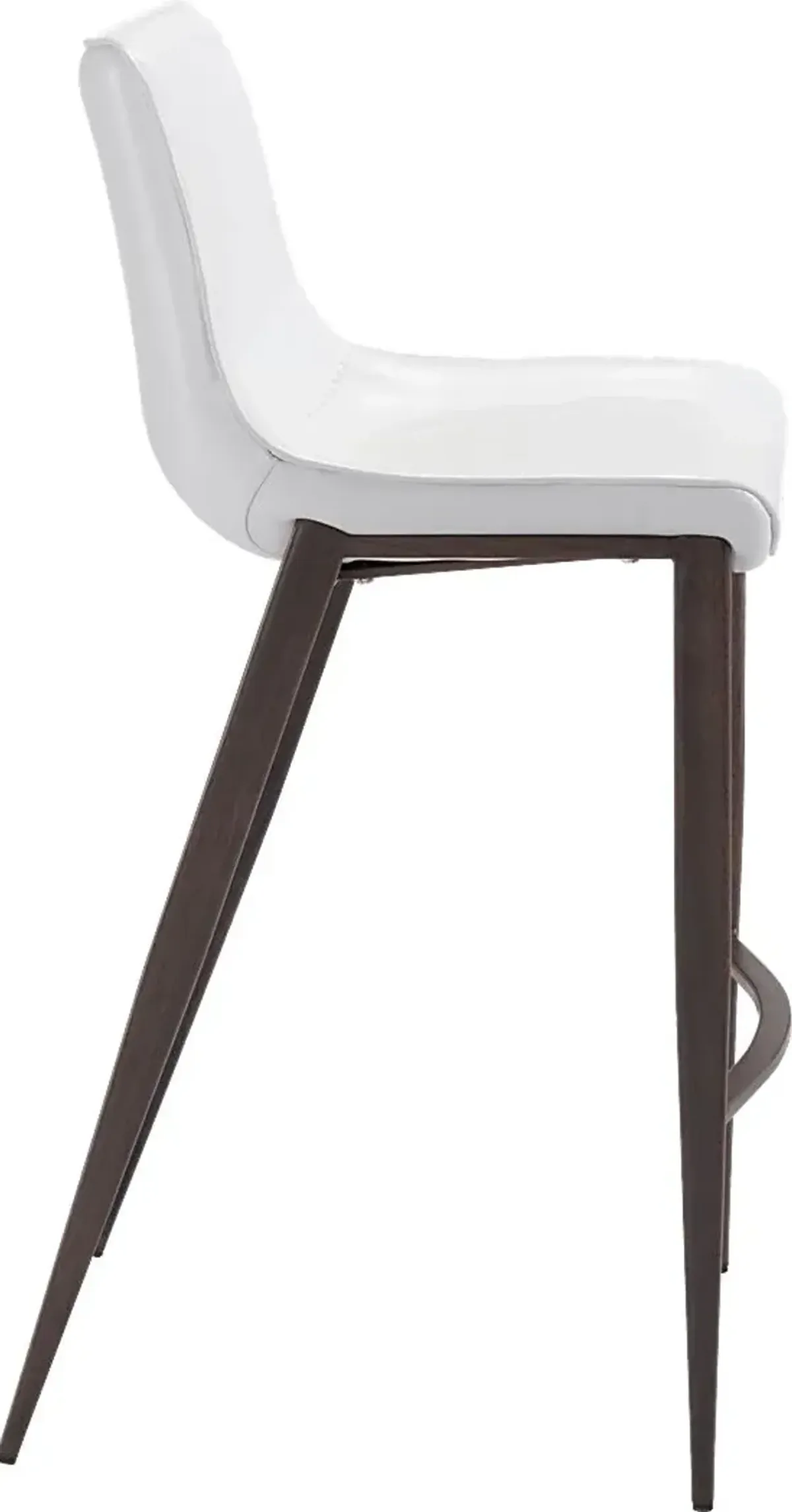 Wavell White Walnut Barstool, Set of 2