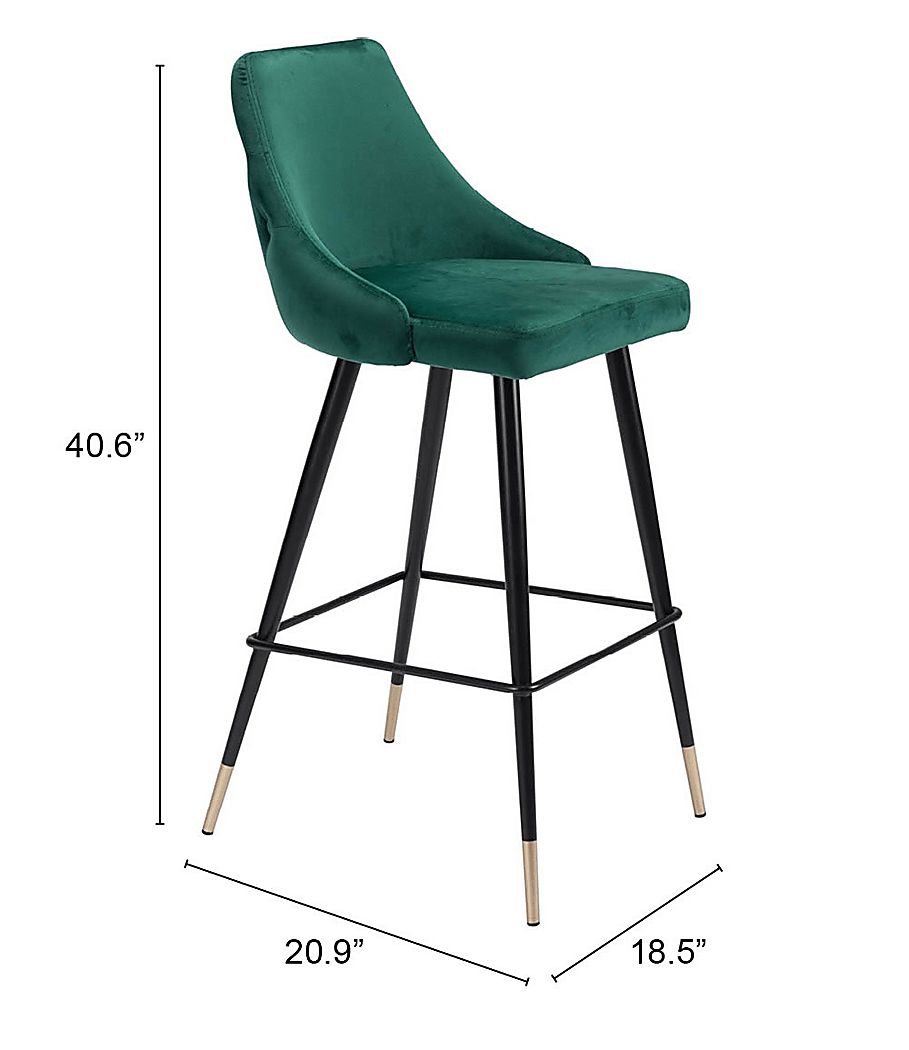 Solveig Green Barstool