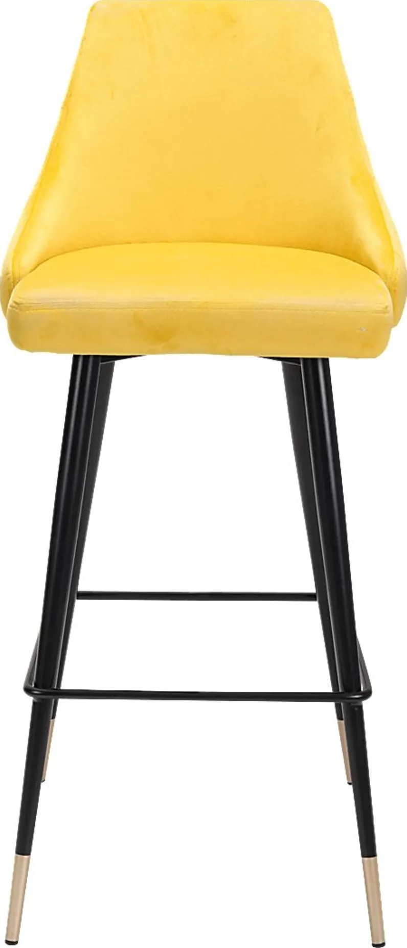 Solveig Yellow Barstool