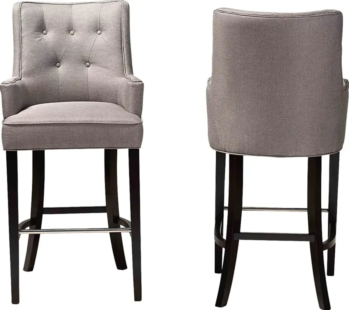 Chalfant Gray Barstool, Set of 2