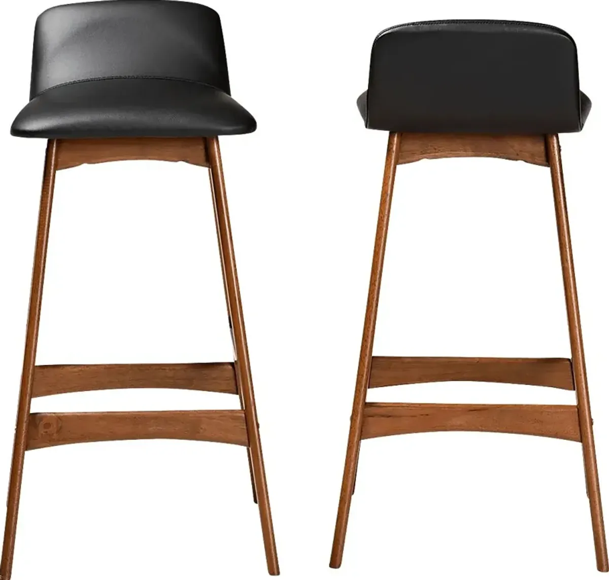 Ledford Black Bar Stool, Set of 2