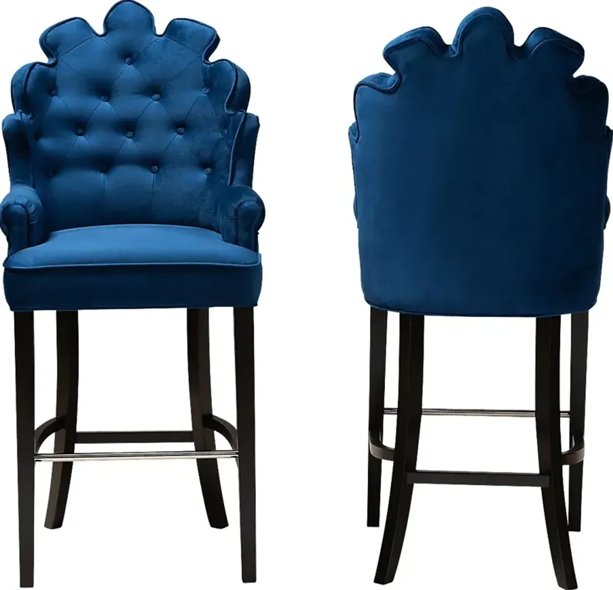 Charboonet Blue Barstool, Set of 2