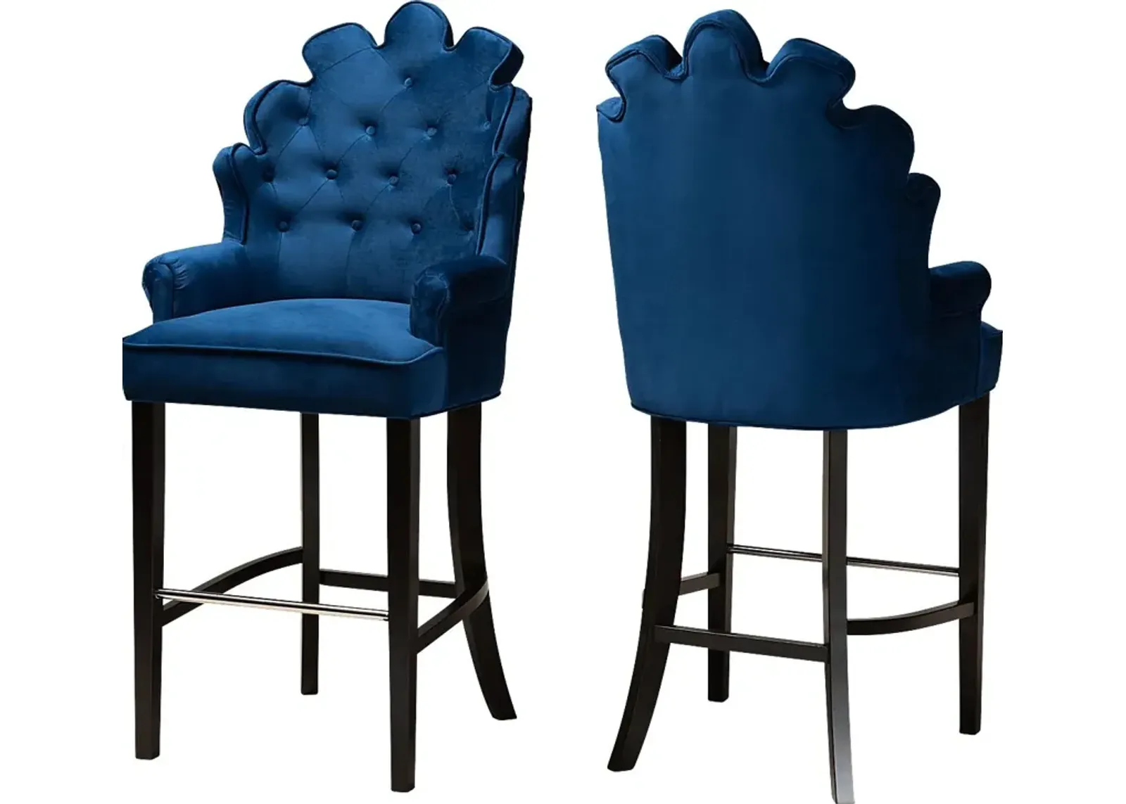 Charboonet Blue Barstool, Set of 2