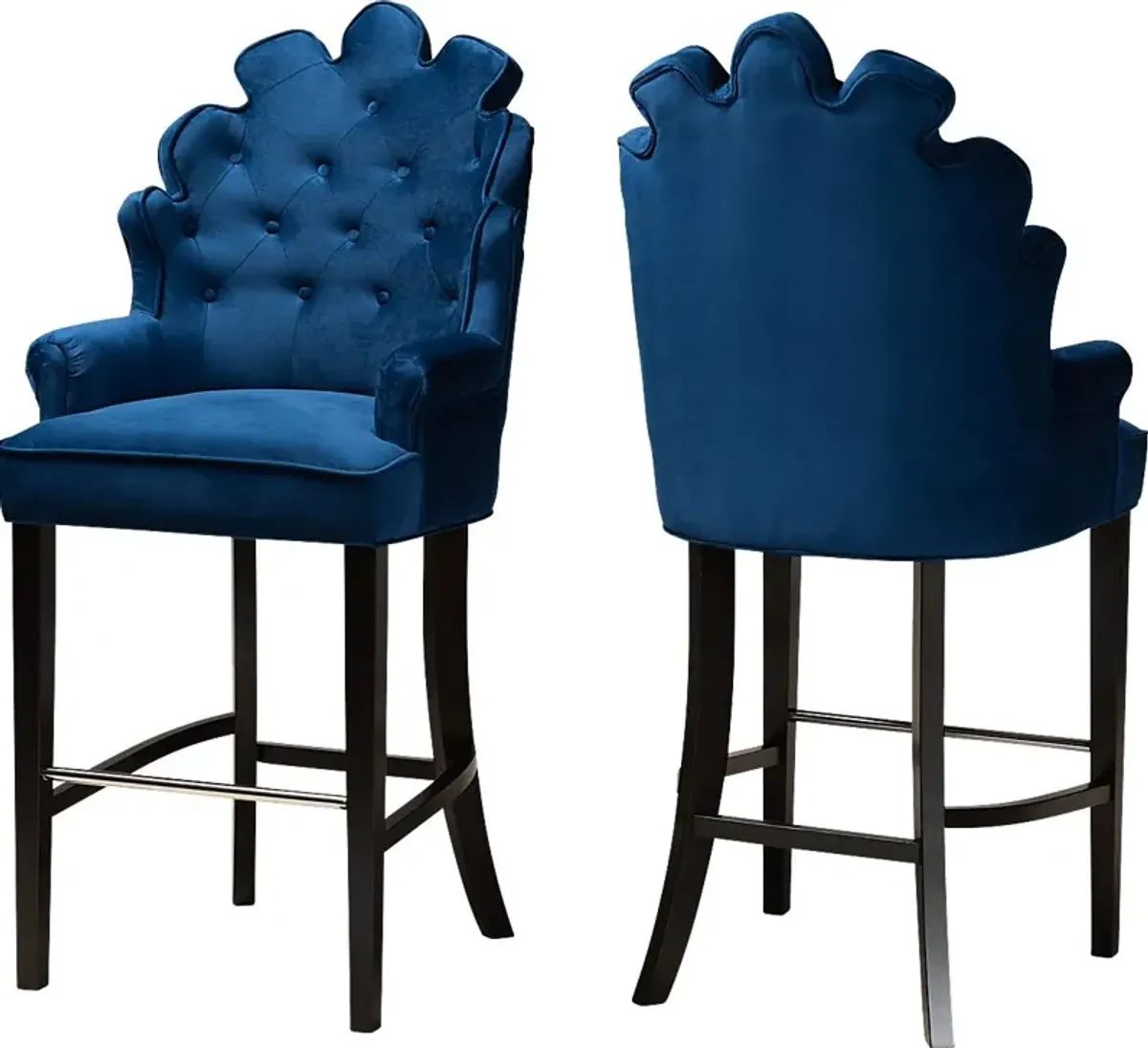 Charboonet Blue Barstool, Set of 2