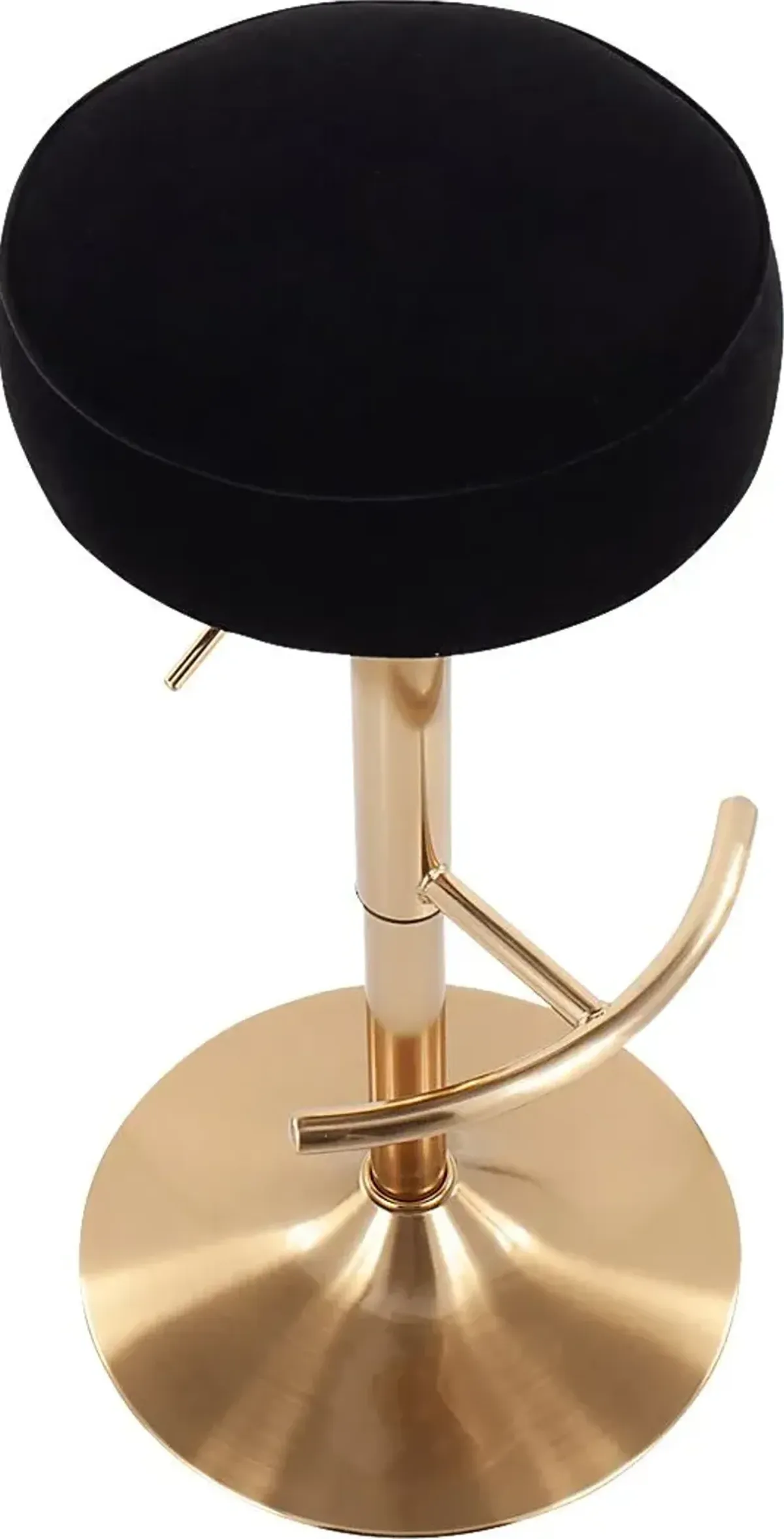 Rutherglen Black Swivel Barstool