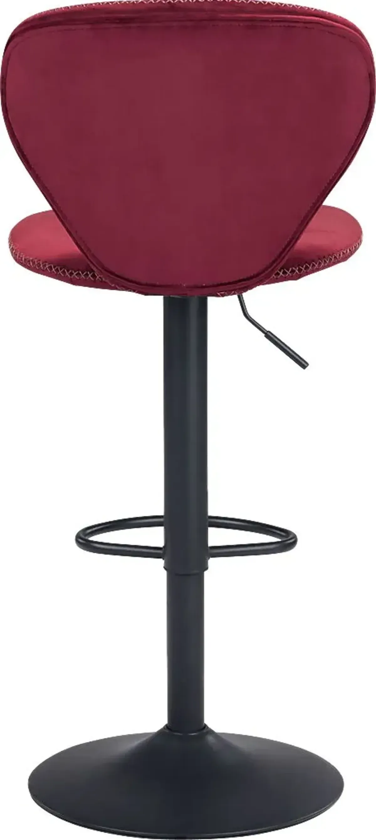 Caitriona Red Adjustable Barstool