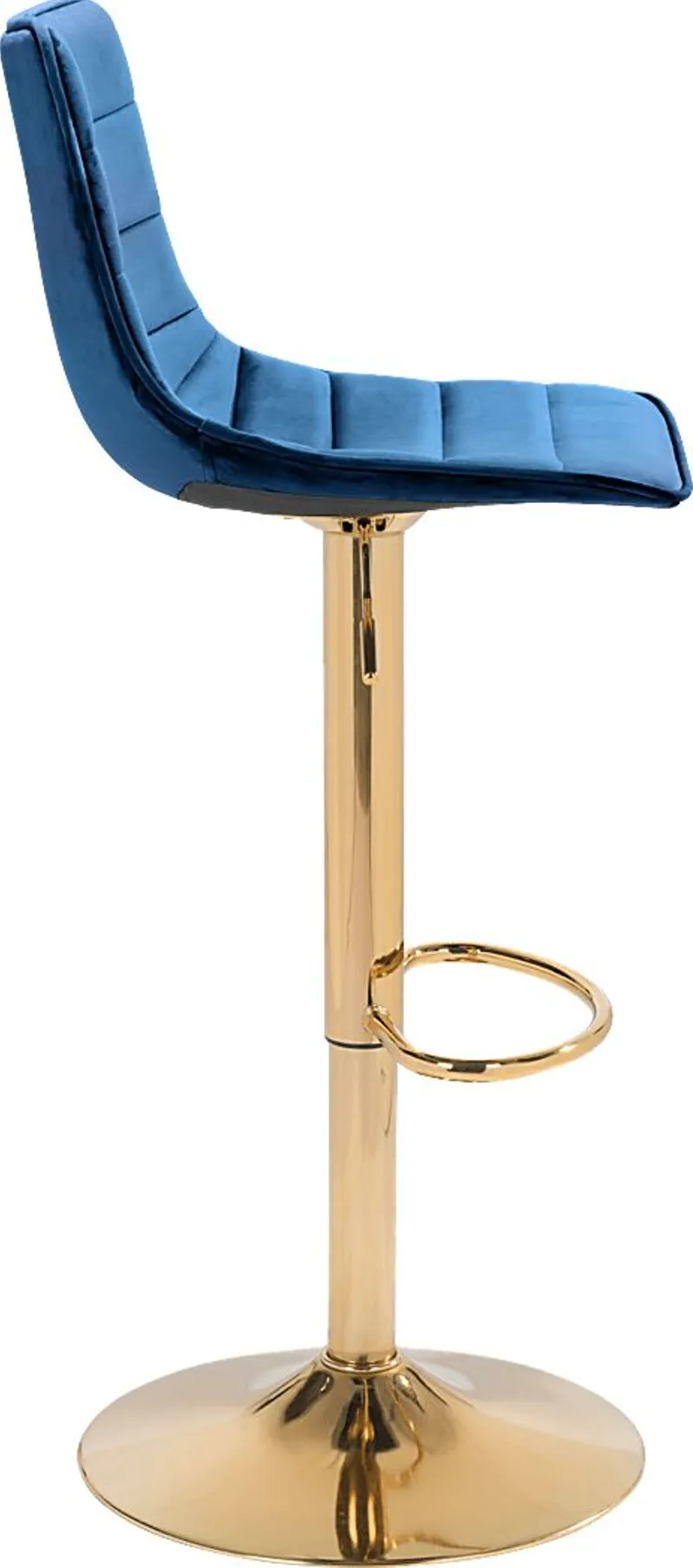 Agrona Dark Blue Adjustable Barstool