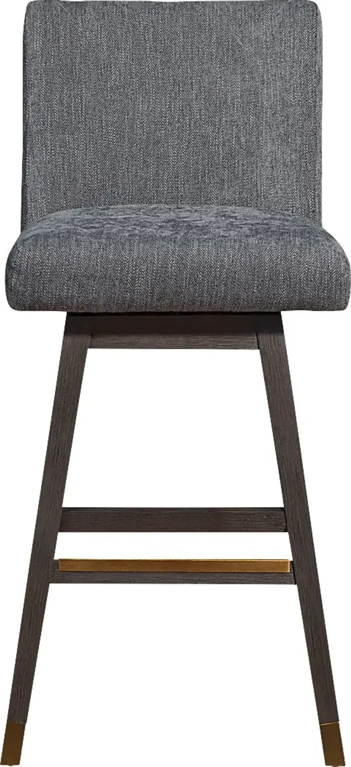 Cauthorn Gray Swivel Barstool