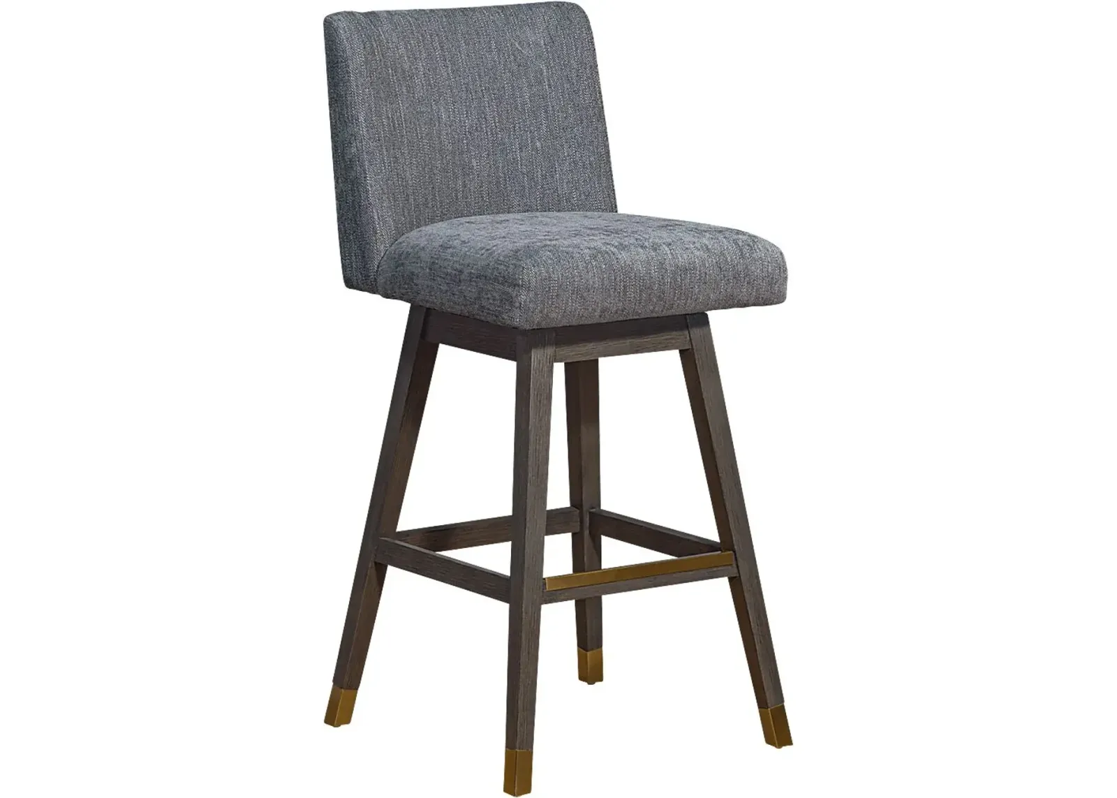 Cauthorn Gray Swivel Barstool