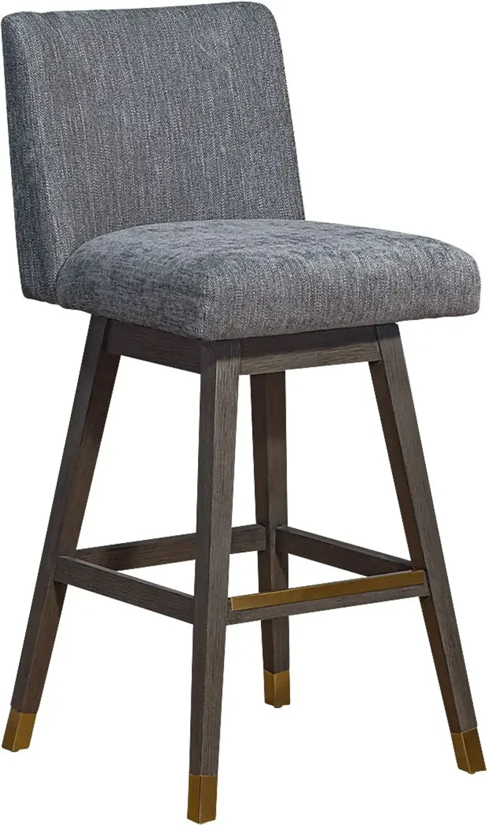 Cauthorn Gray Swivel Barstool