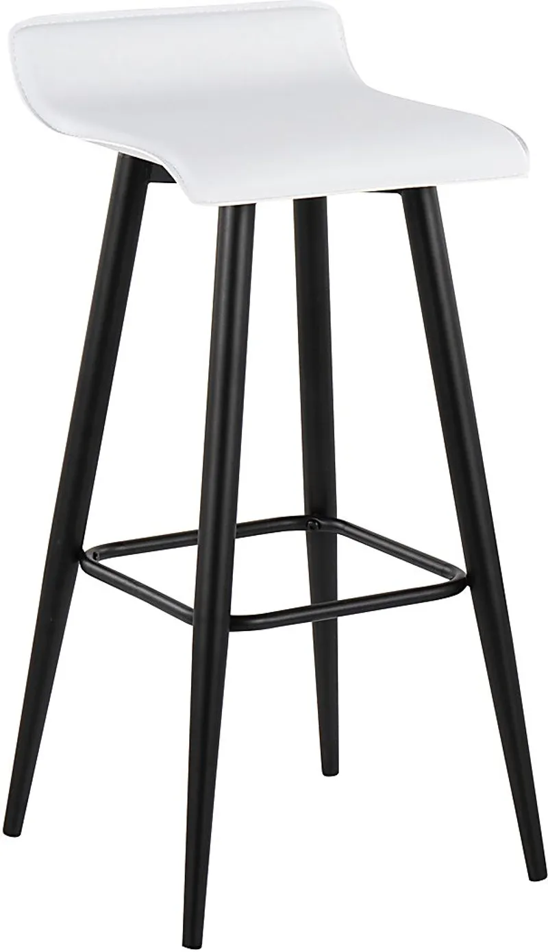 Walhill White Barstool, Set of 2