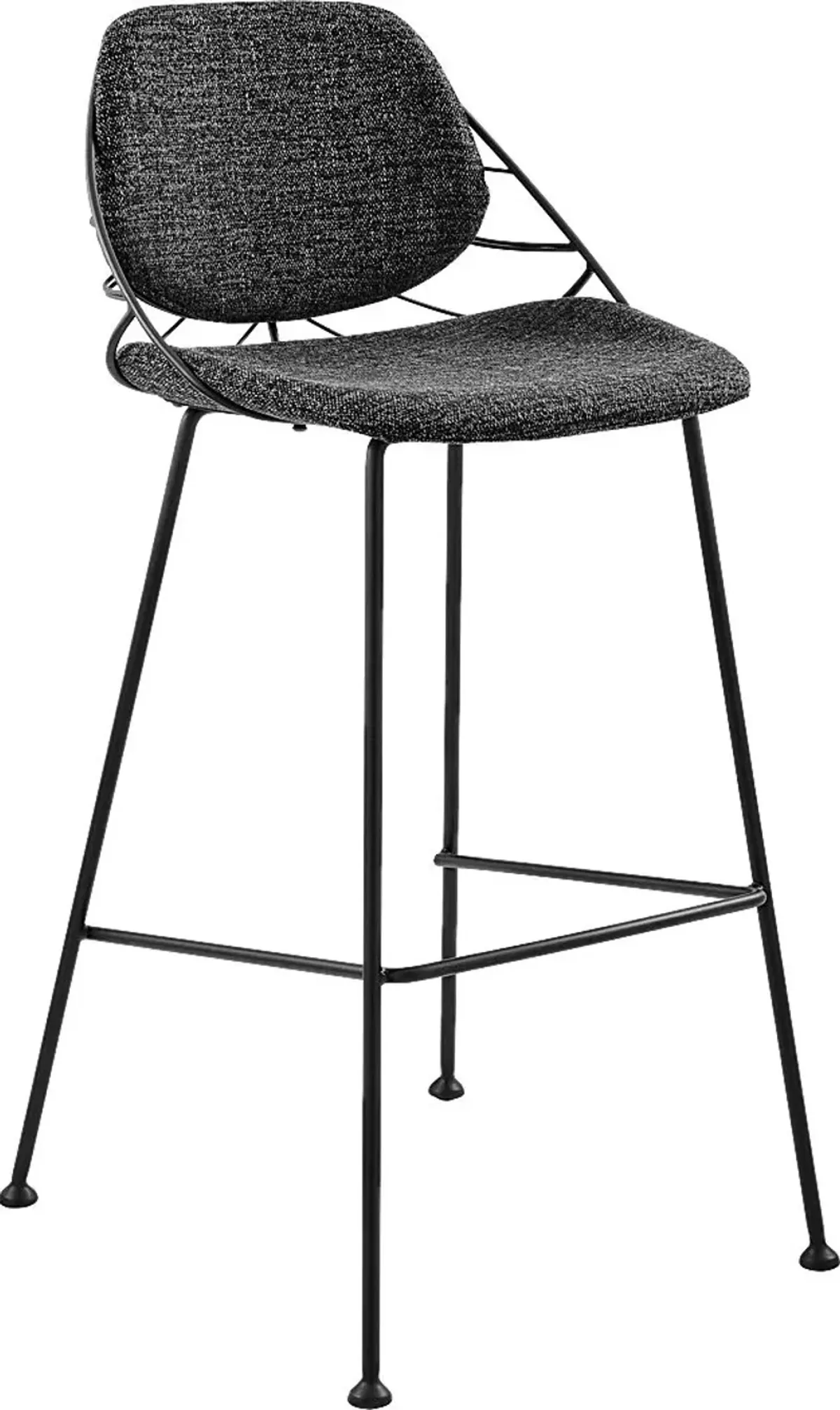 Sheffer Black Bar Stool