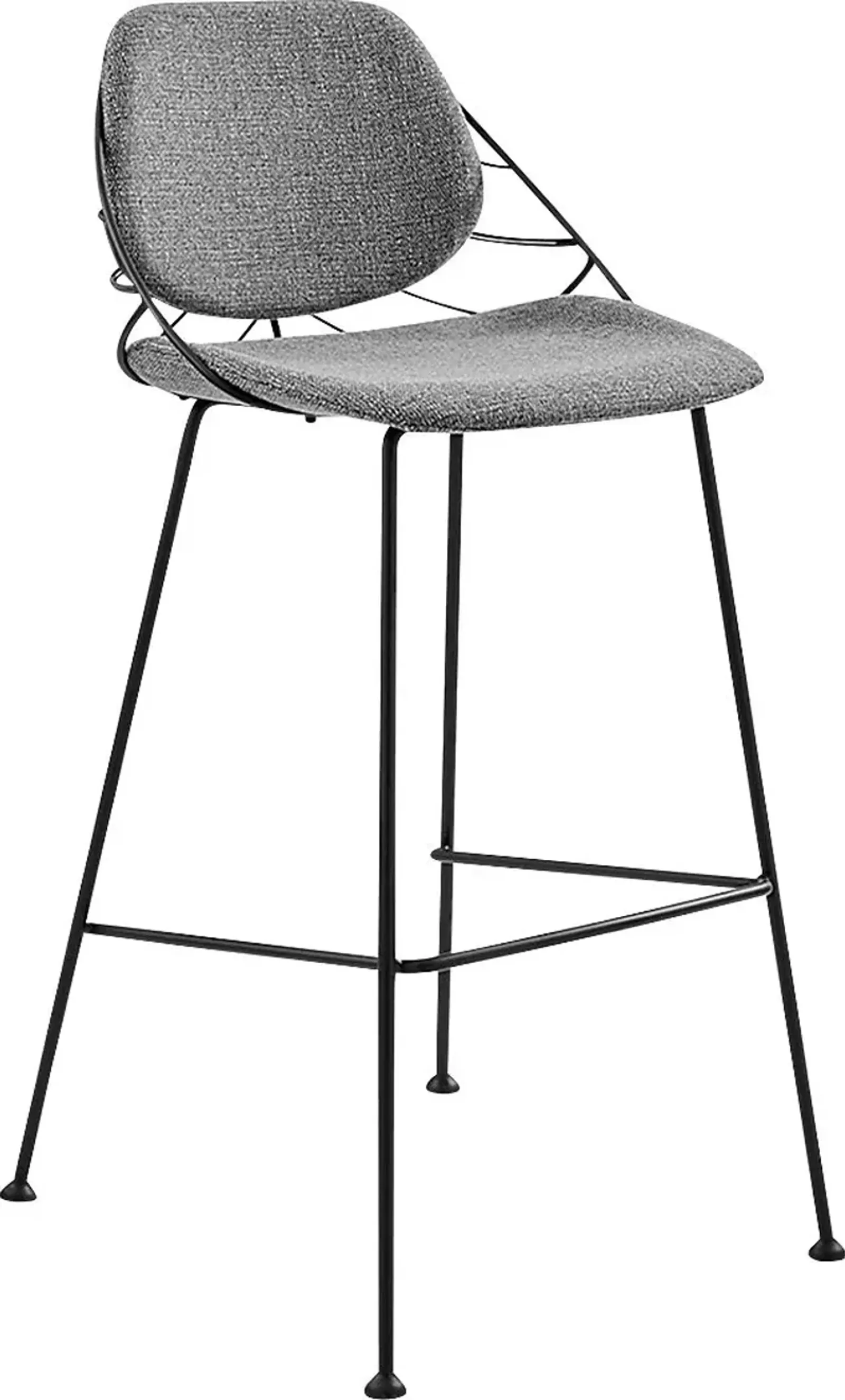 Sheffer Light Gray Bar Stool