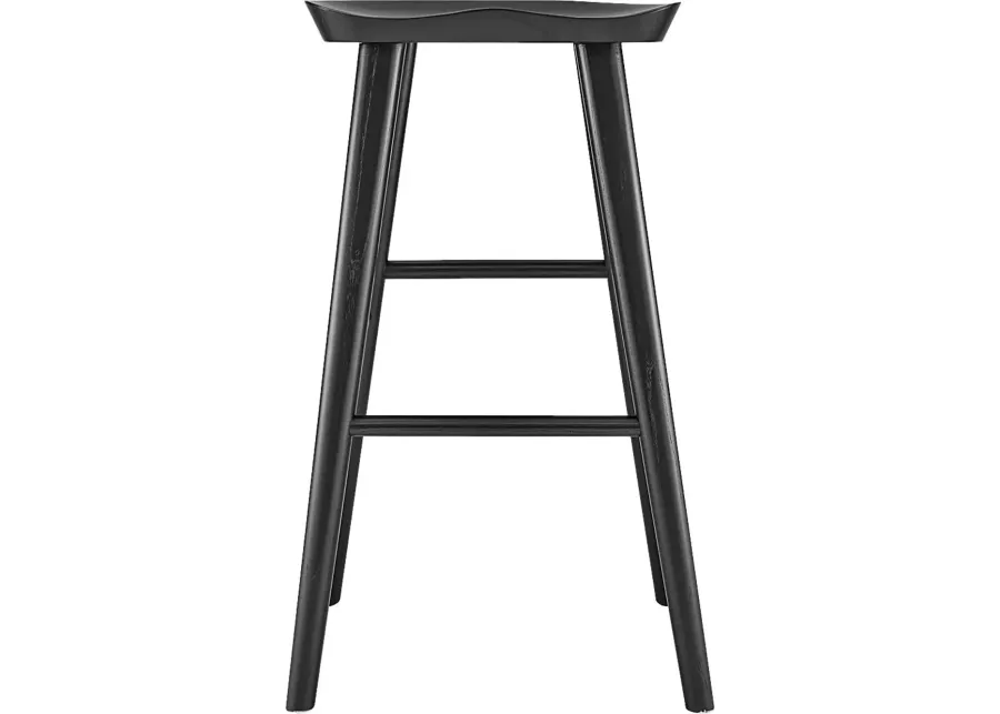 Bresland Black Bar Stool