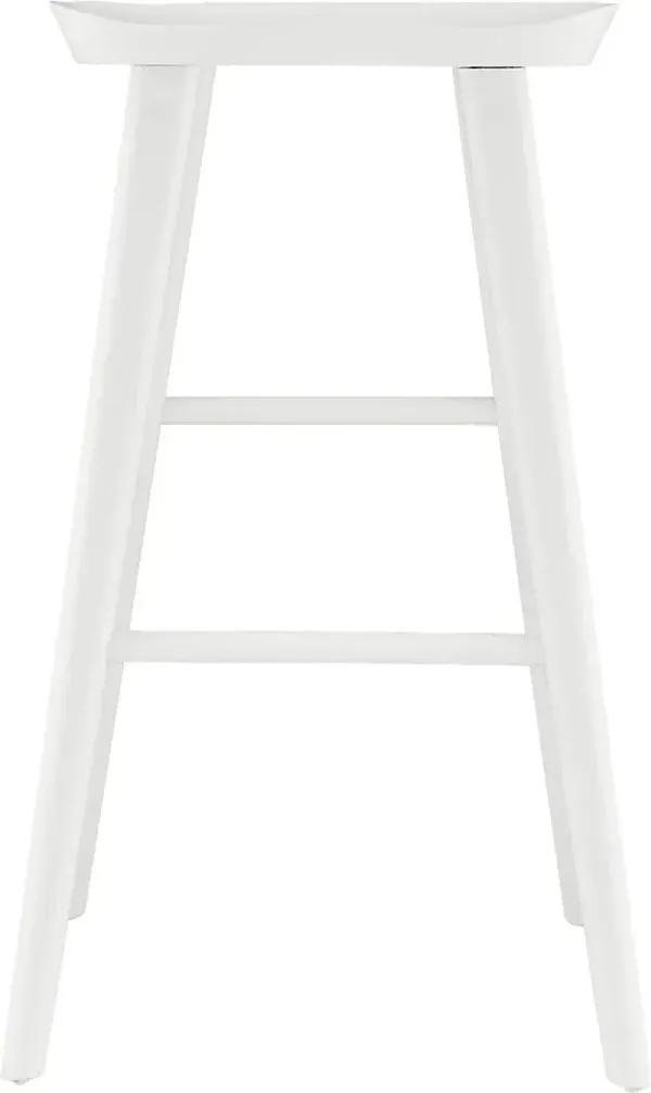 Bresland White Barstool