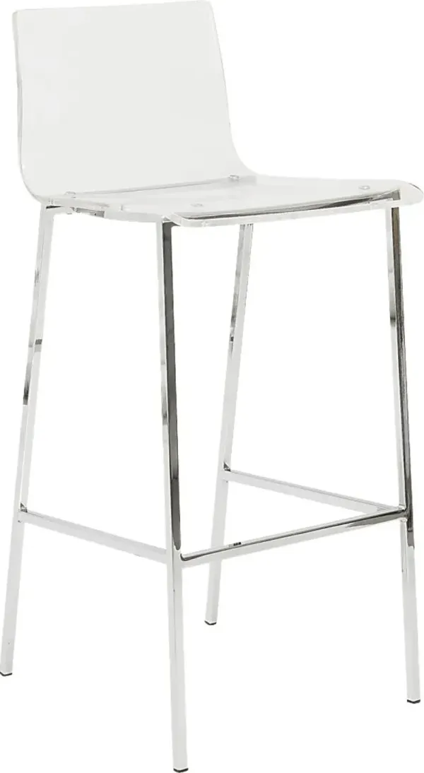 Crownhardt Clear Barstool, Set of 2