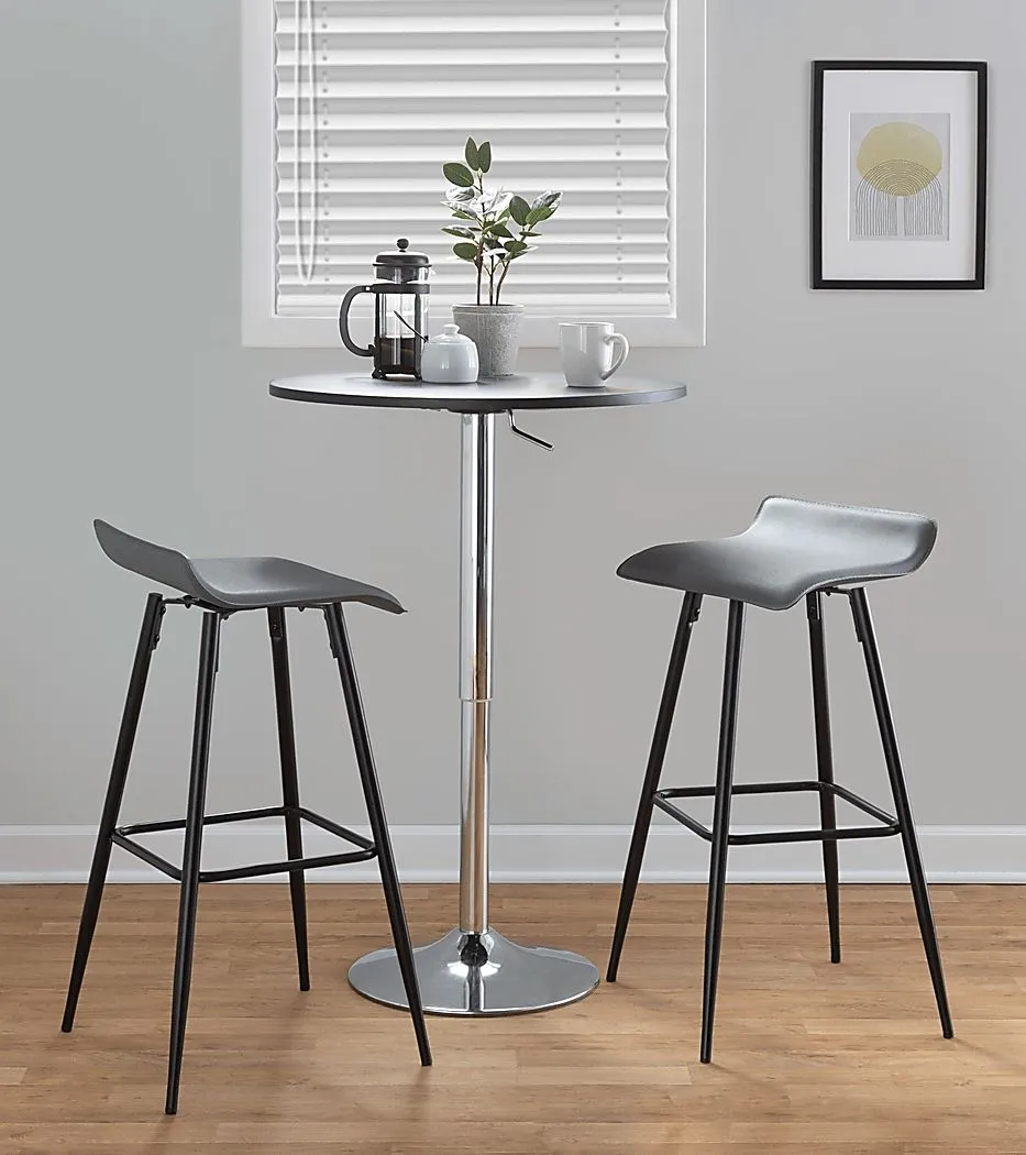 Aliceanna Gray Barstool, Set of 2