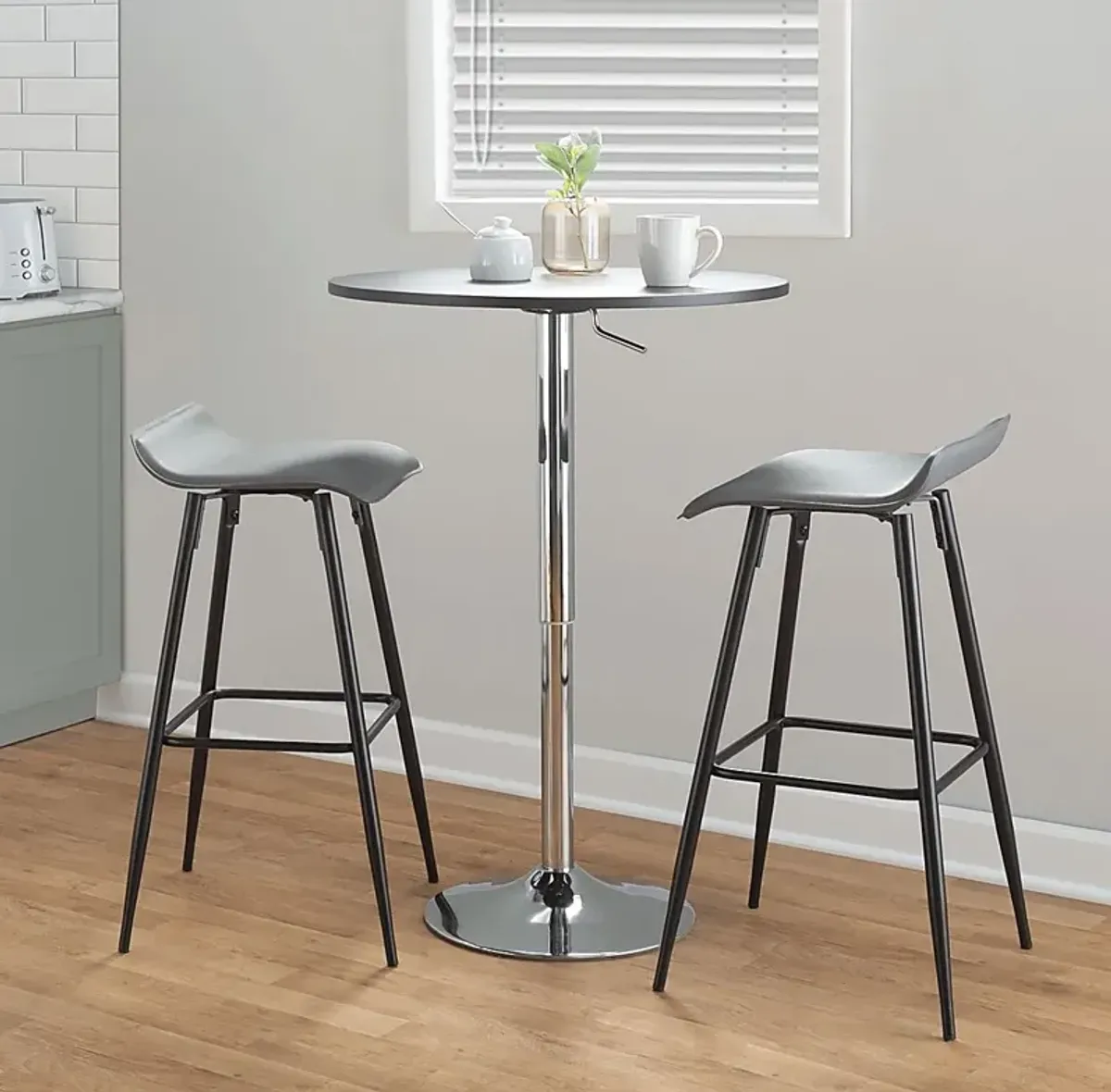 Aliceanna Gray Barstool, Set of 2