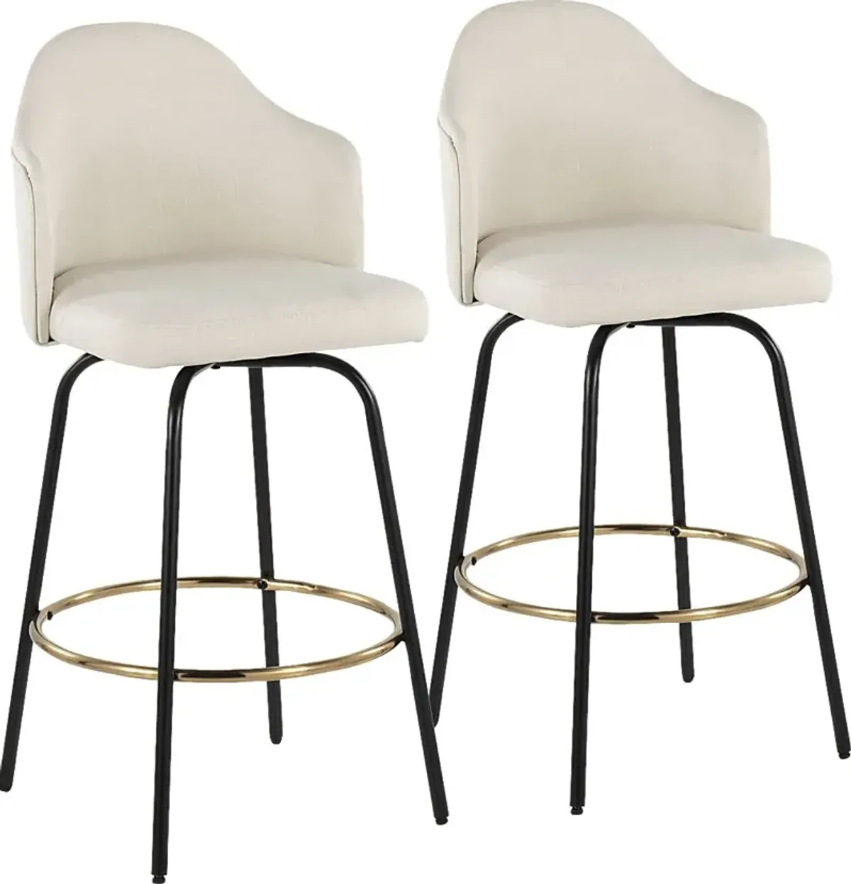 Winchelsea III Cream Barstool, Set of 2