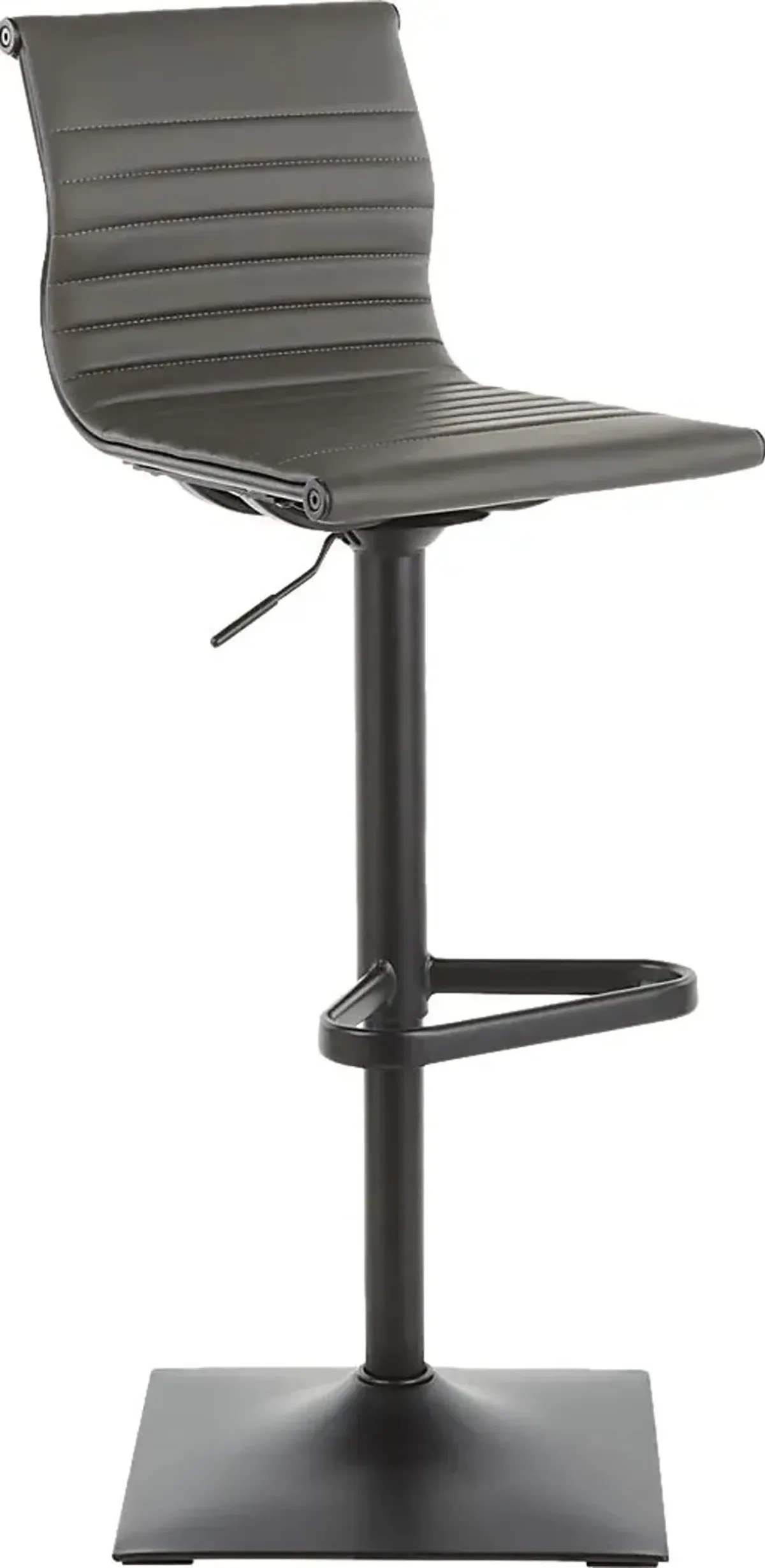 Hampden Gray Adjustable Barstool