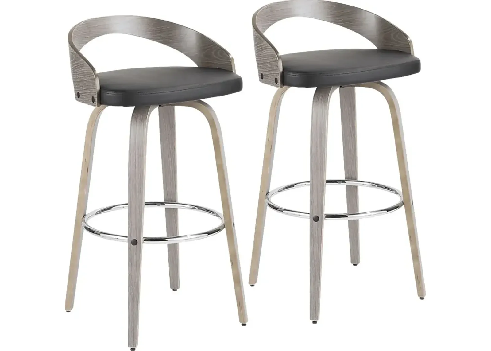 Zykan I Black Barstool, Set of 2