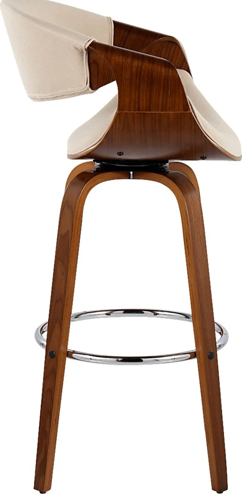 Walincia Cream Barstool, Set of 2