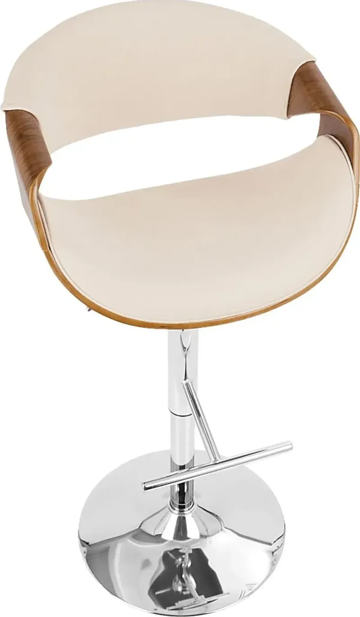 Trefore Cream Adjustable Barstool, Set of 2