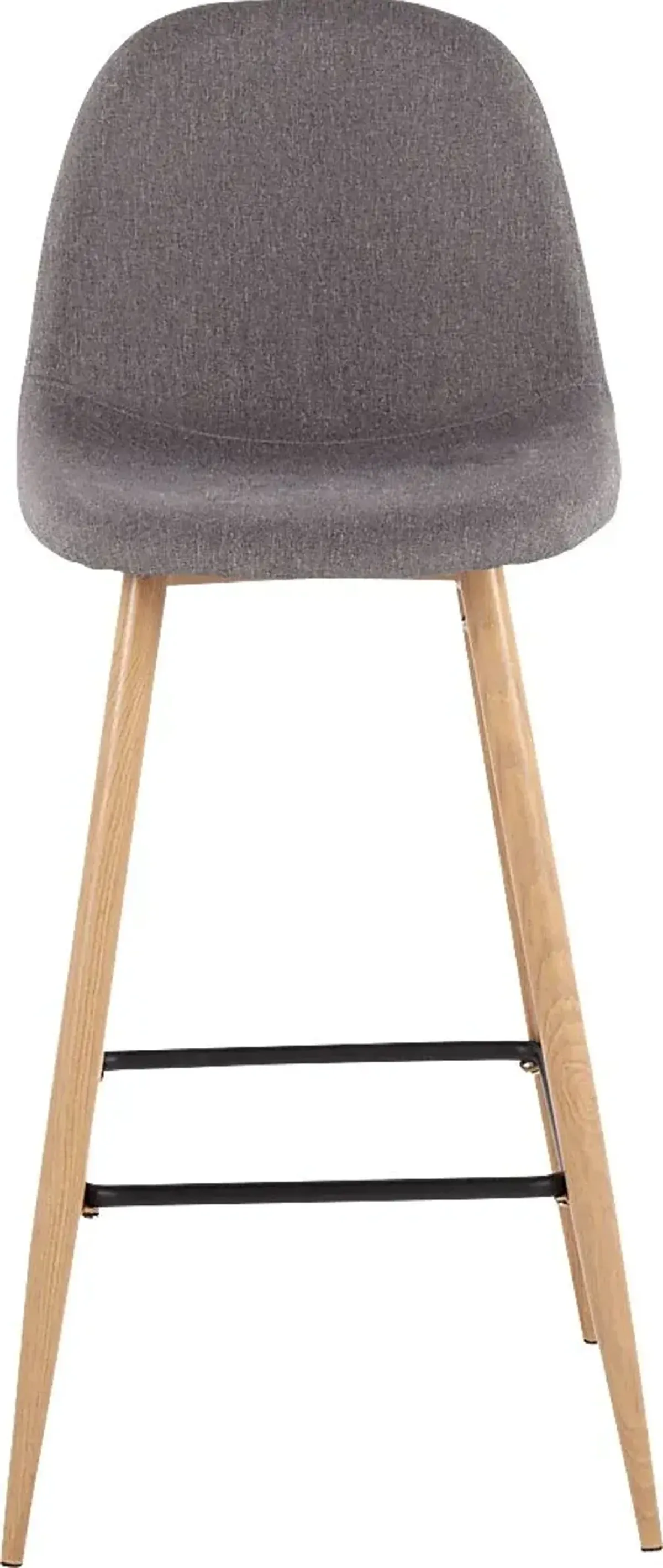 Faye Lane II Charcoal Barstool, Set of 2