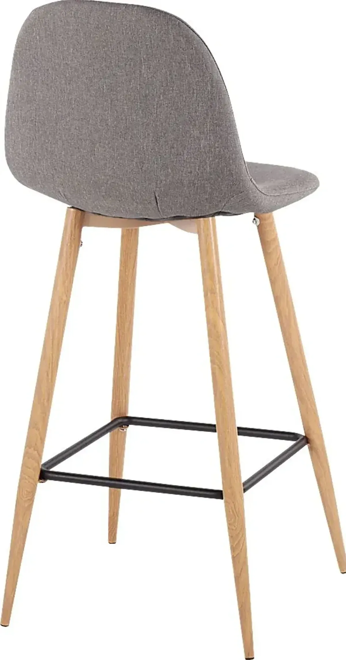 Faye Lane II Charcoal Barstool, Set of 2