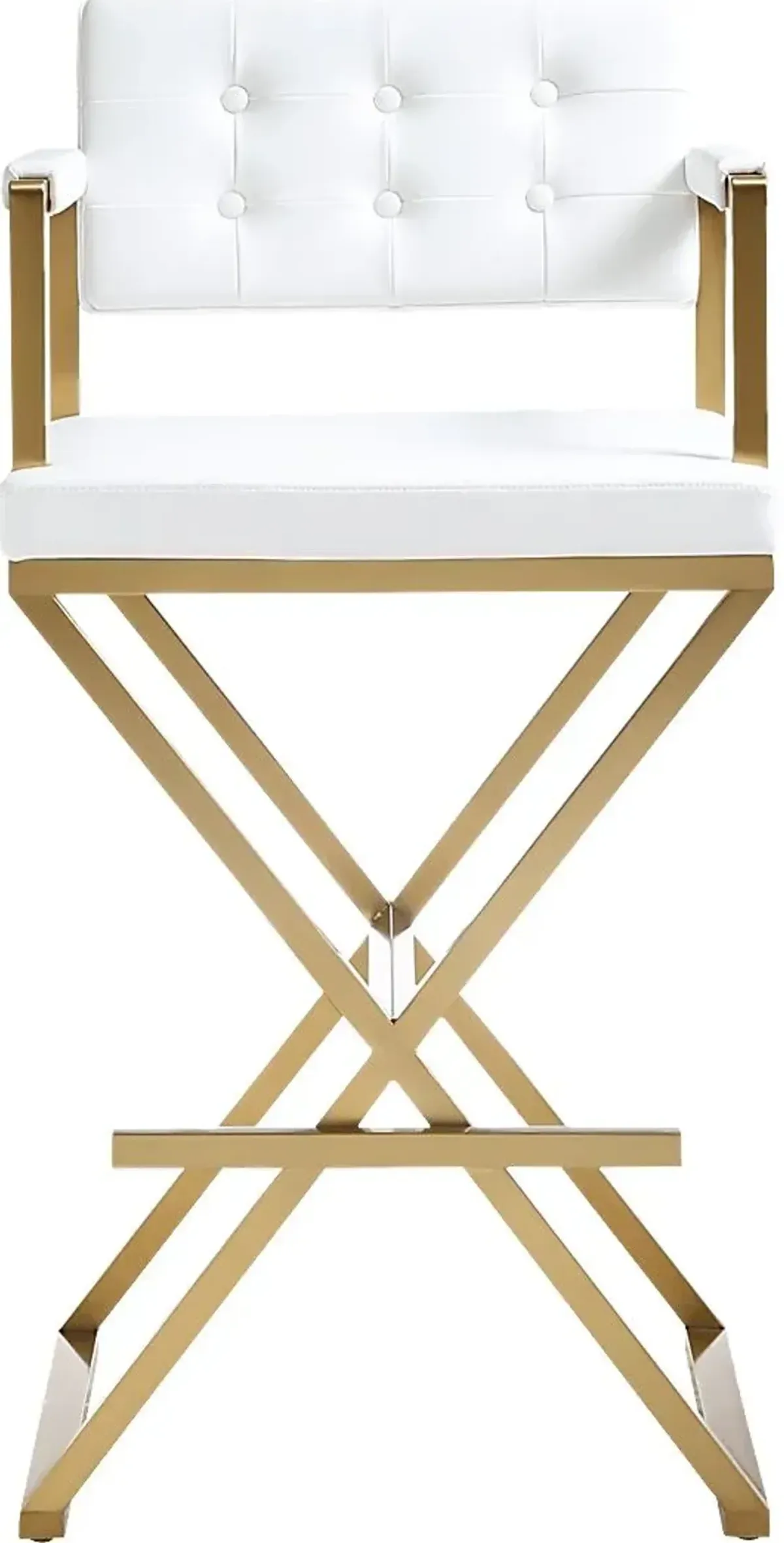 Drela White Barstool