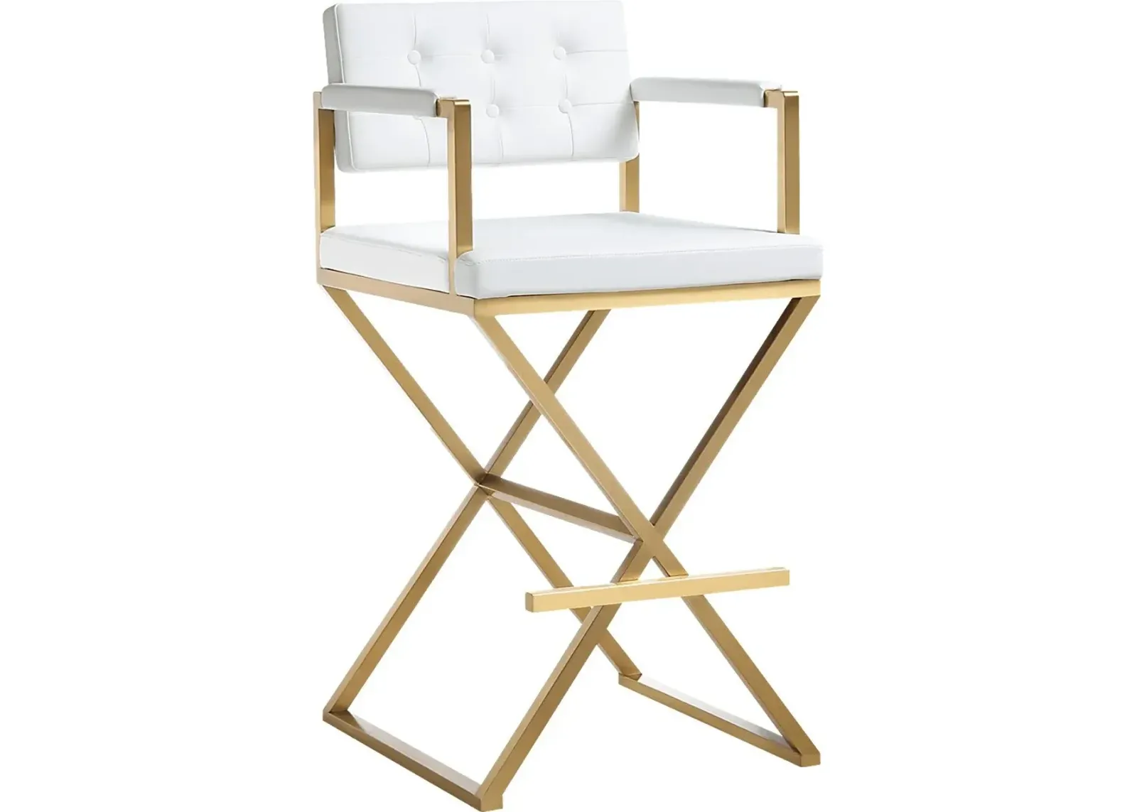 Drela White Barstool