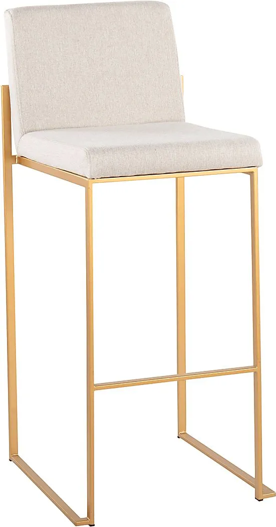 Arelane I Beige Barstool, Set of 2