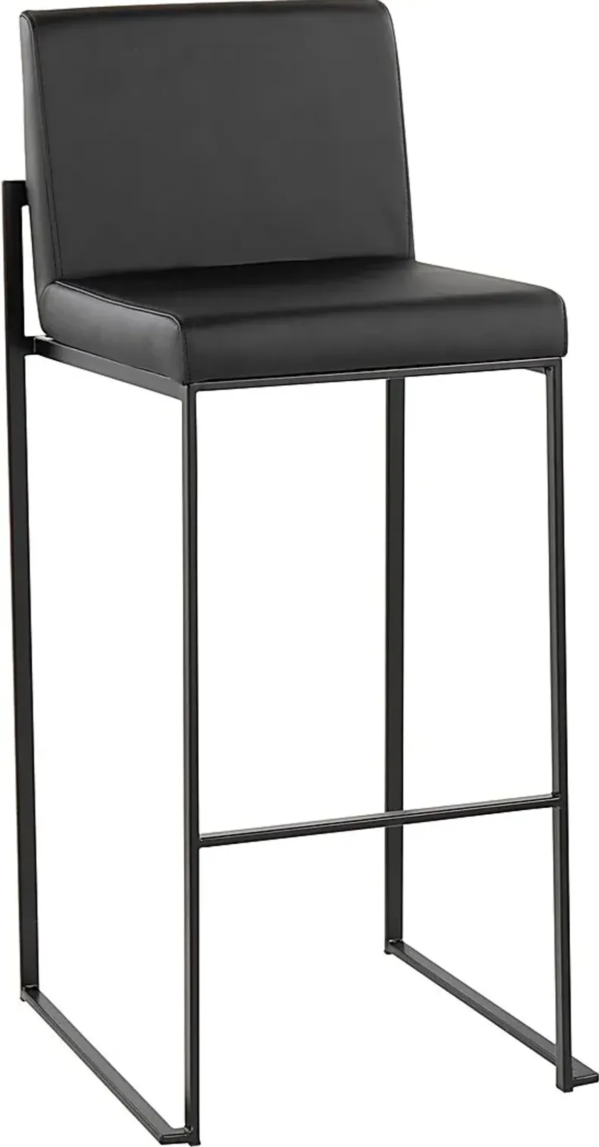 Arelane III Black Barstool, Set of 2