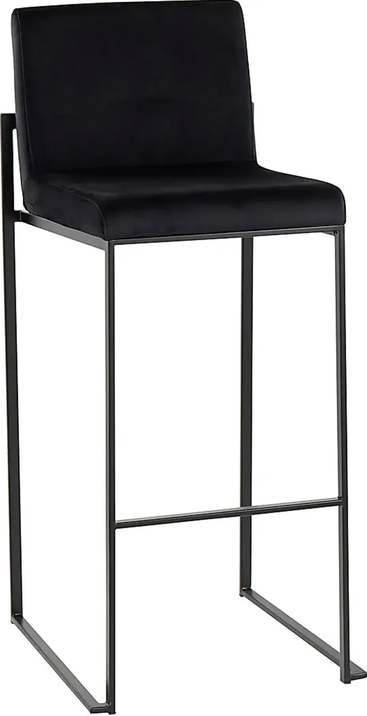 Arelane IV Black Barstool, Set of 2