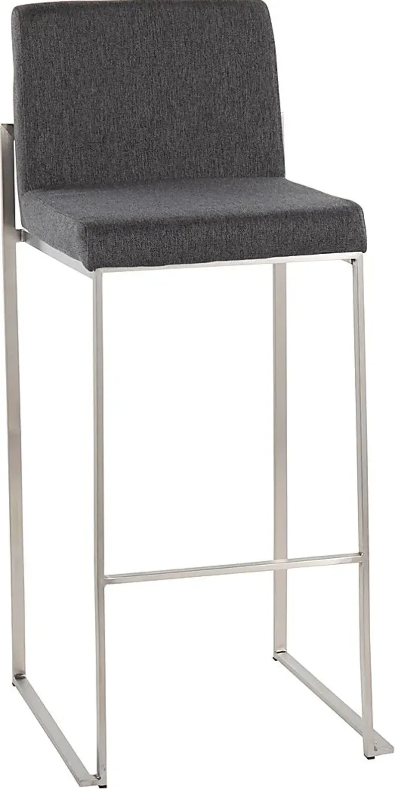 Avella Ann Charcoal Barstool, Set of 2