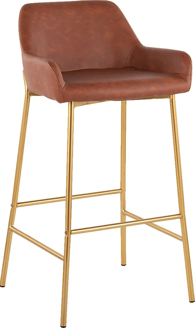 Rimcrest I Camel Barstool Set of 2