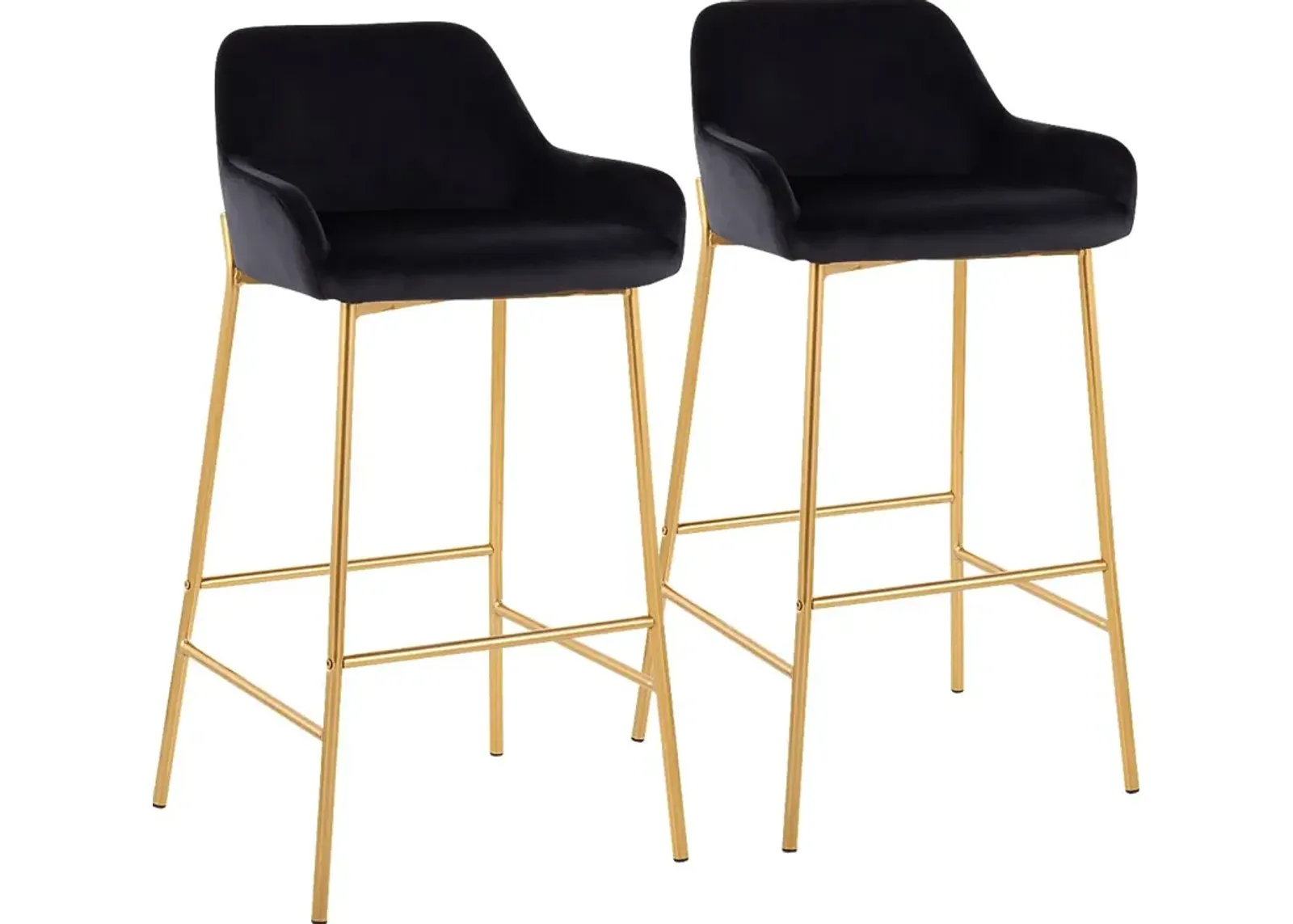 Rimcrest I Black Barstool Set of 2